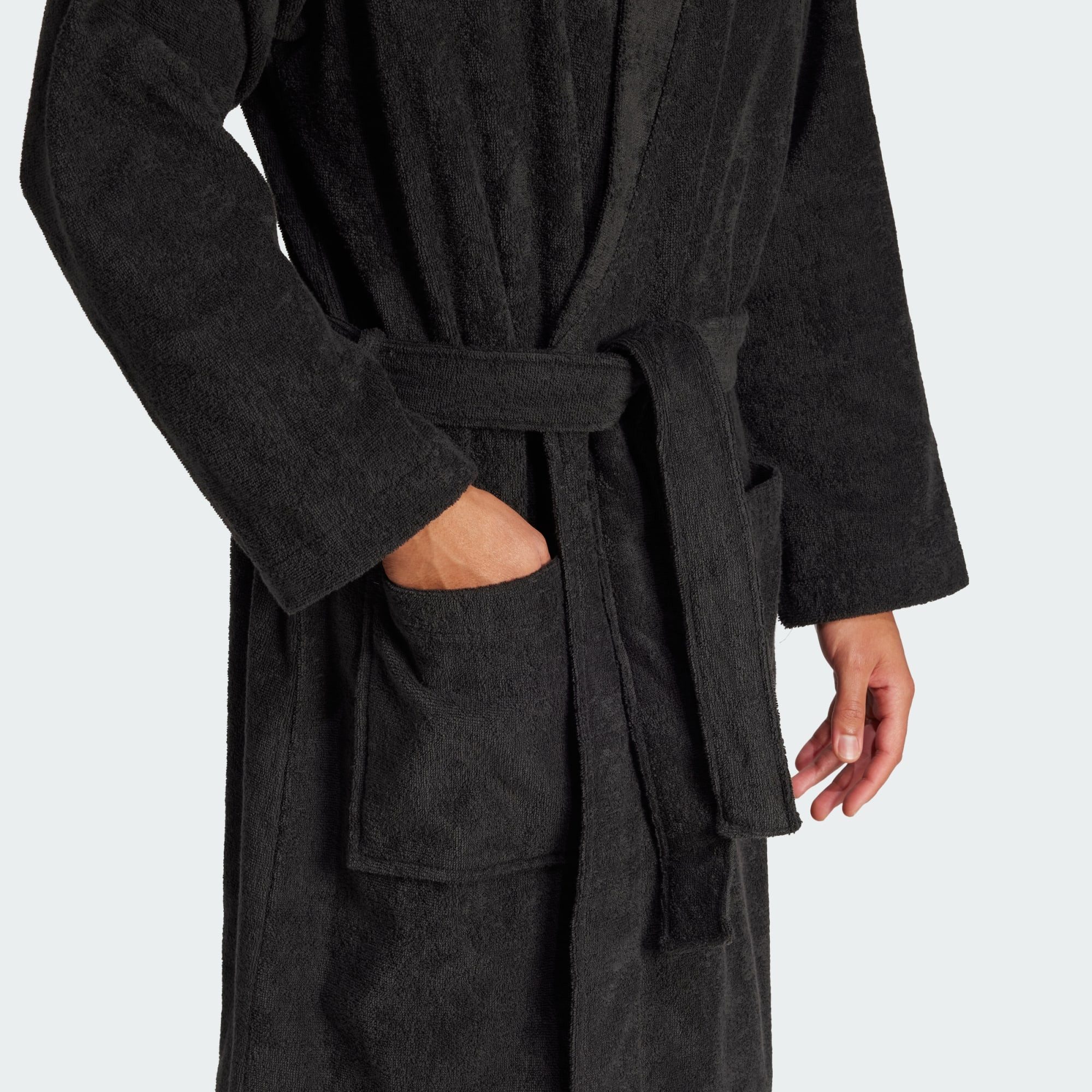 adidas Performance Unisex-Bademantel BADEMANTEL, Baumwolle