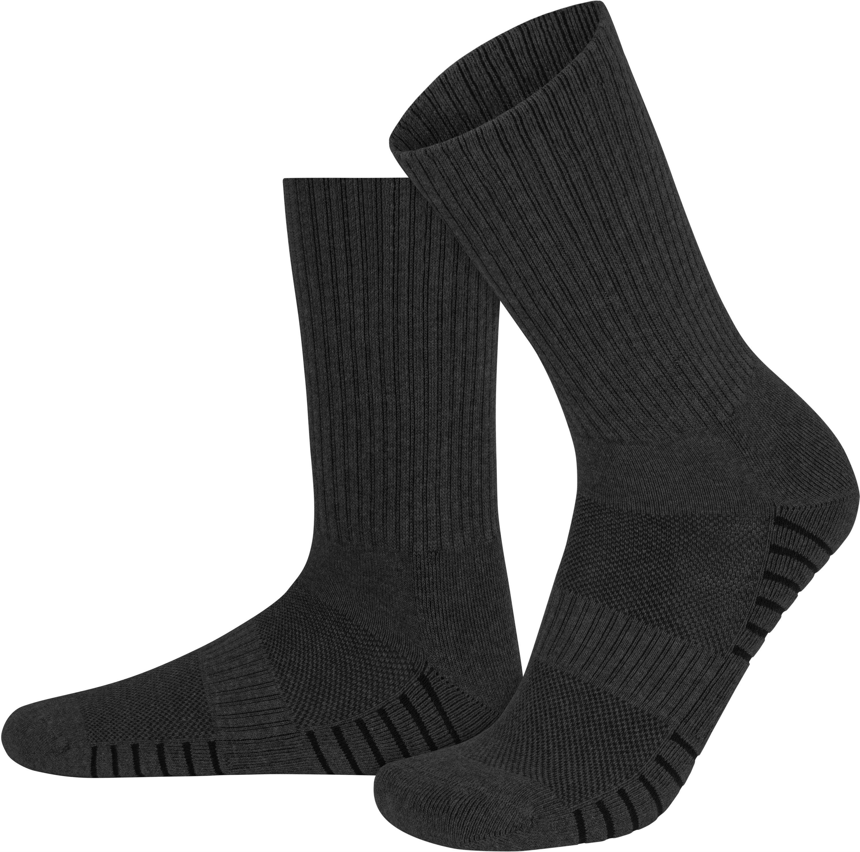normani Wandersocken (4er-Set, 4 Paar) Gepolsterte Trekkingsocken aus Wolle günstig online kaufen