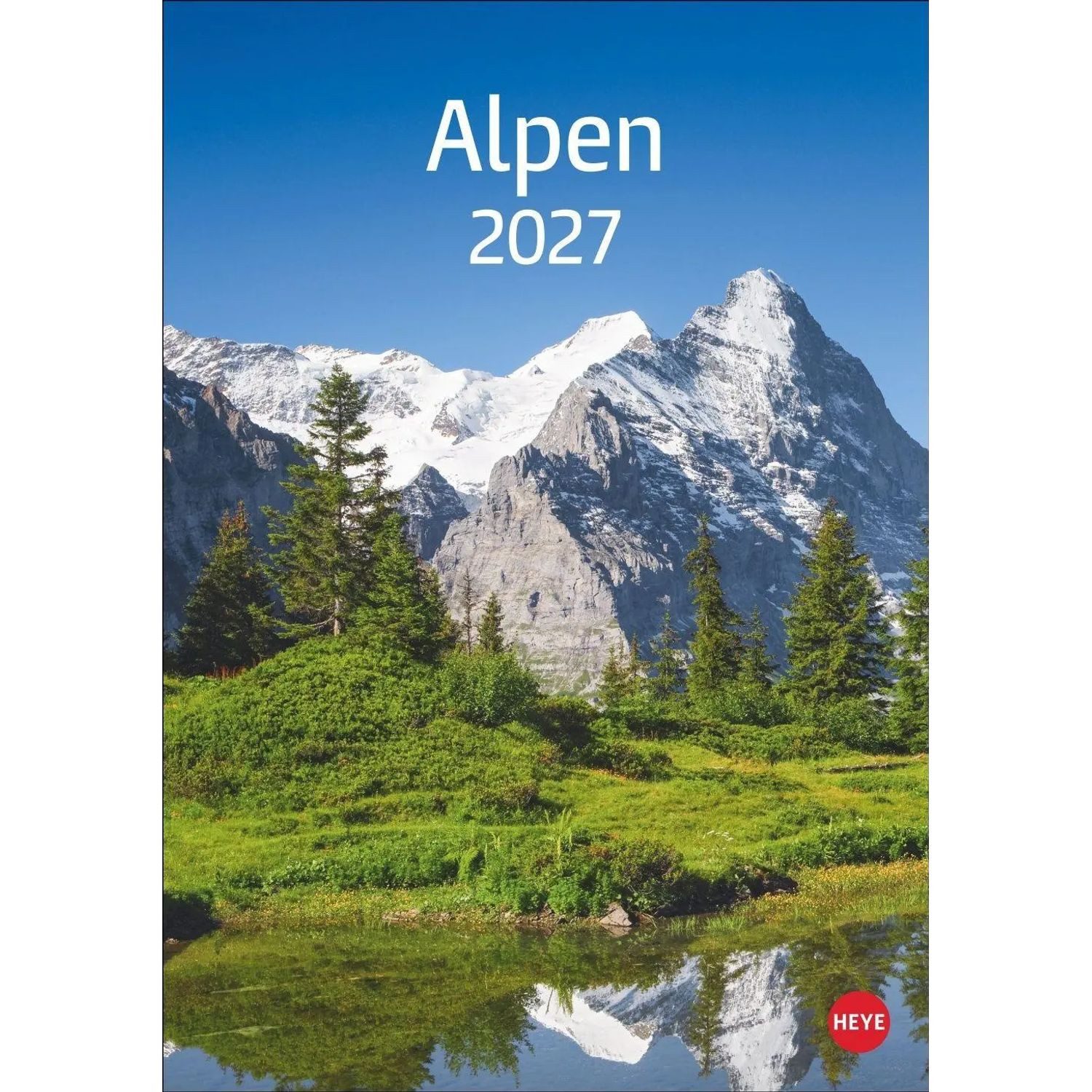 HEYE Wandkalender Alpen Kalender 2027