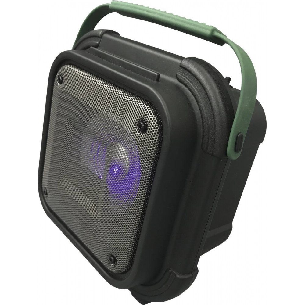 Reflexion Reflexion OS01BT Baustellenradio mit Disco-Licht. Baustellenradio (UKW: Ja, Datenübertragung: Bluetooth, Spritzwasserfestes Baustellenradio)