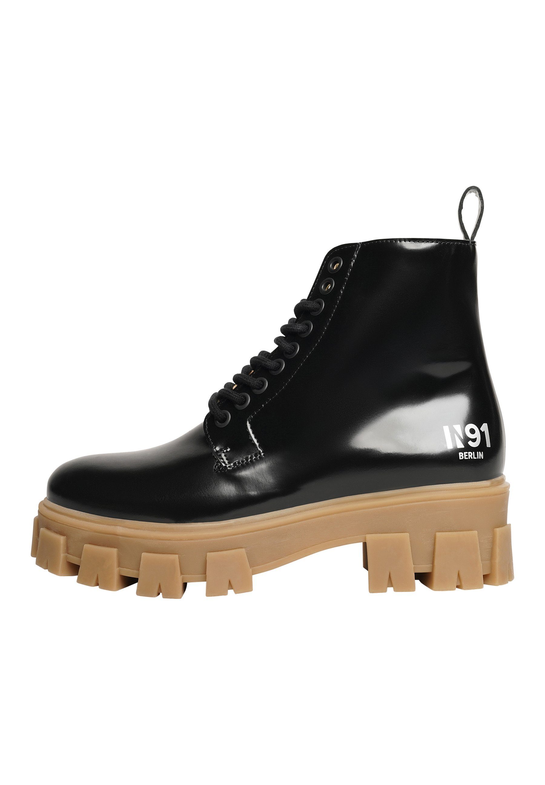 N91 Style Choice NN Schnürboots Schwarz/Hellbraun