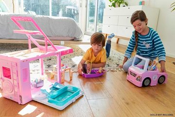 Barbie Spielzeug-Auto Barbie 3-in-1 Dream Camper (91 cm) mit Barbie-Pool