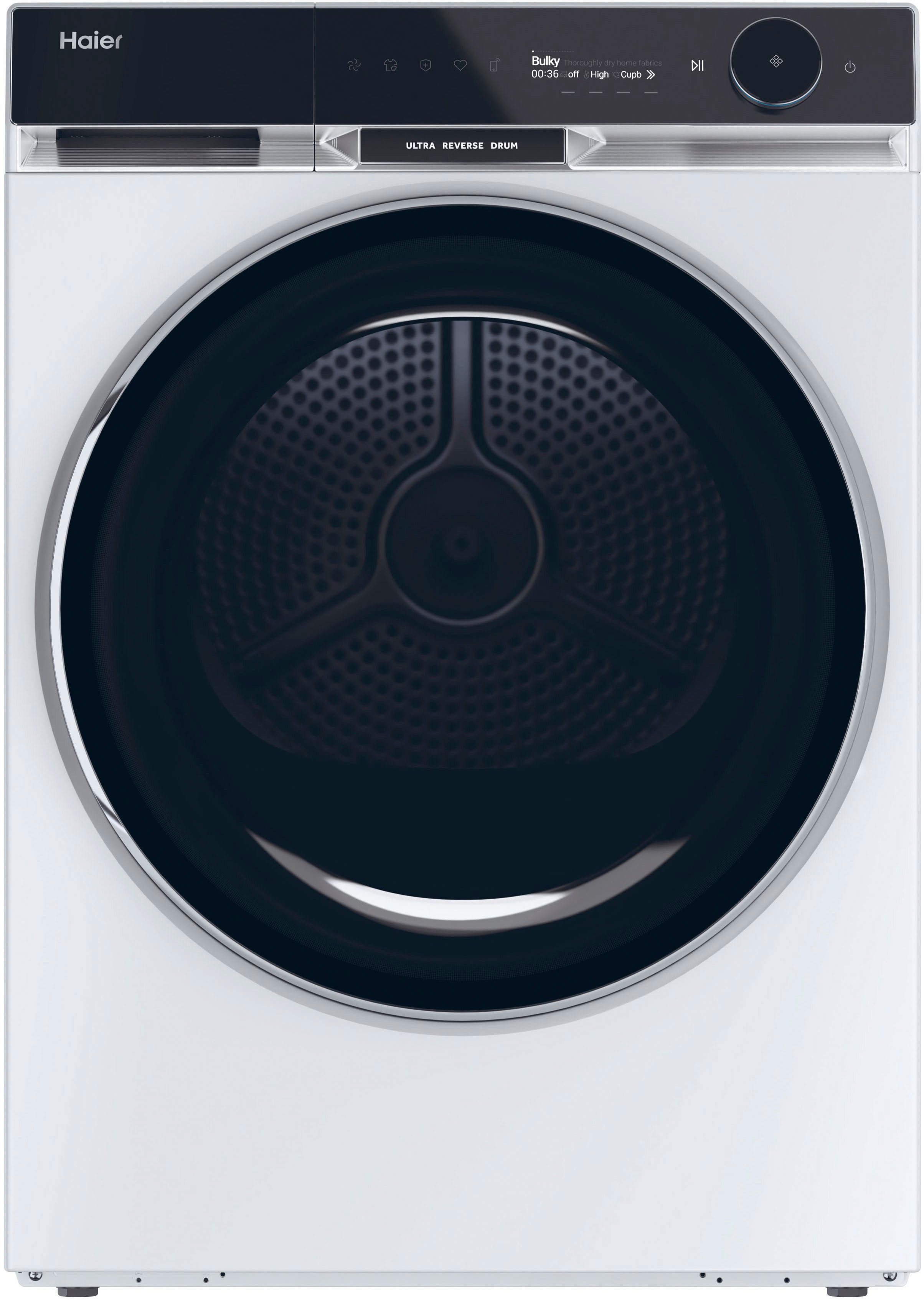 Haier Wärmepumpentrockner X Serie 11 HD90-A3Q397U1, UltraReverse: Perfekt gleichmäßiges Trocknen