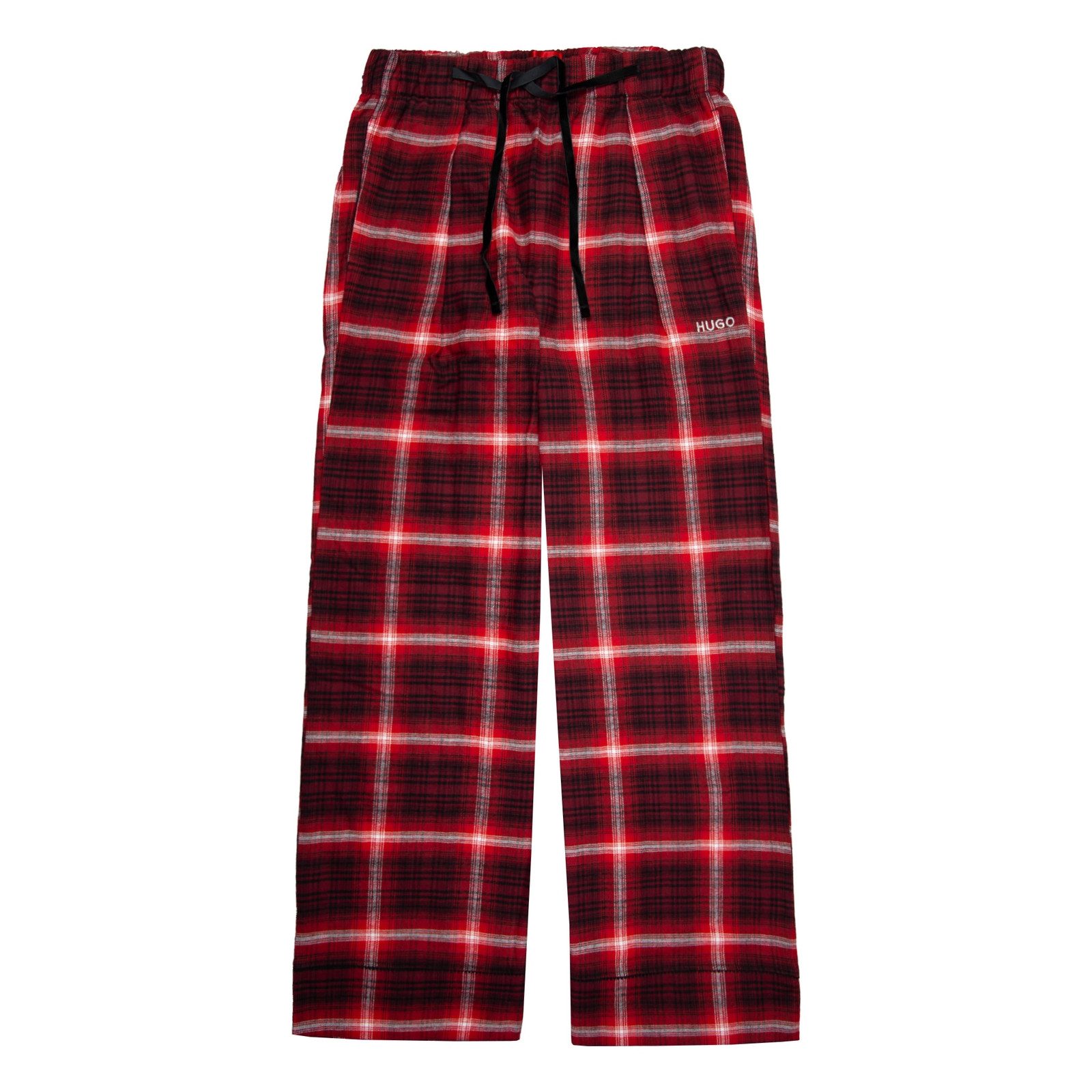HUGO Pyjamahose Flannel Check_Pants mit Seitentaschen