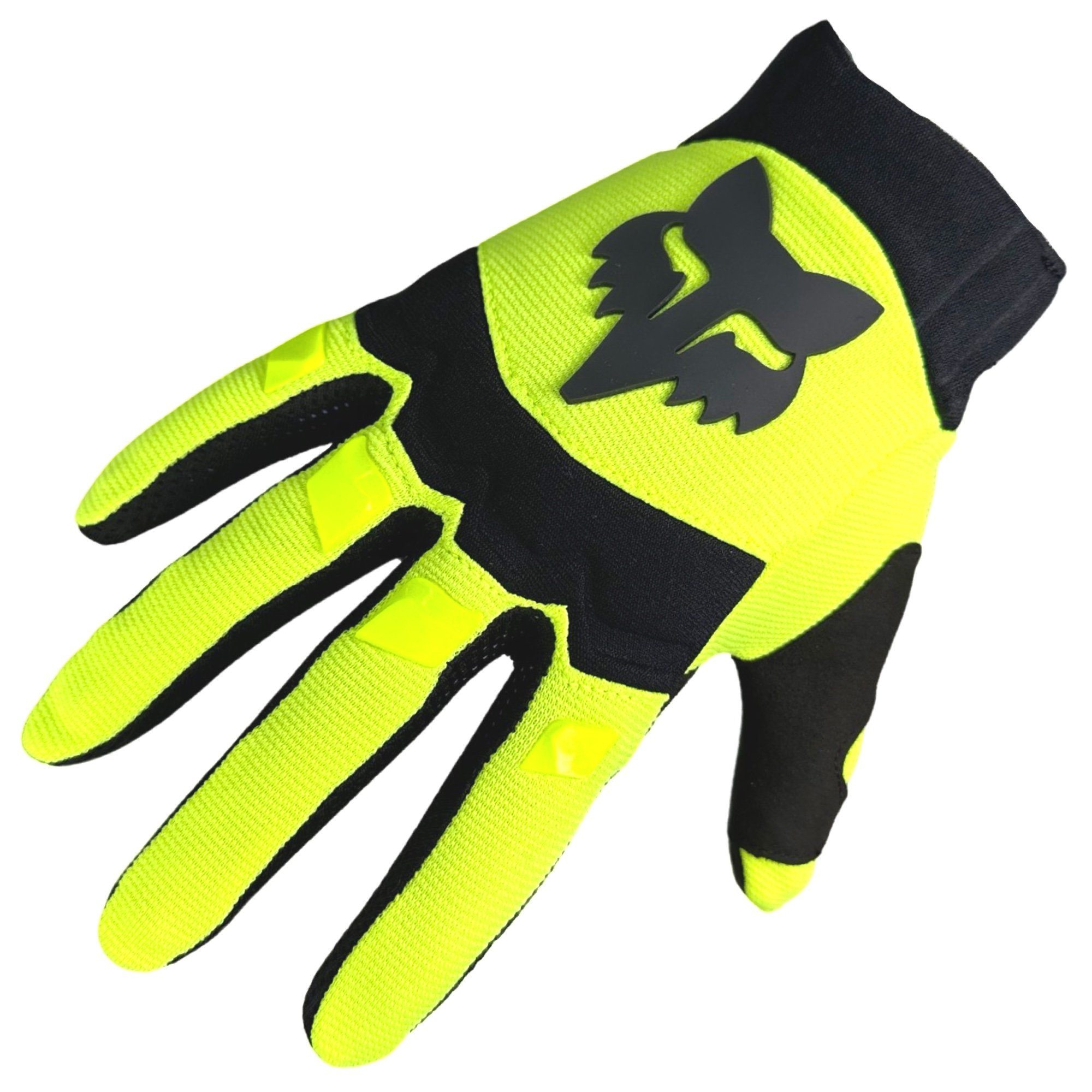 Fox Racing Fahrradhandschuhe Fox Dirtpaw Flu Gelb Retro Handschuhe Glove