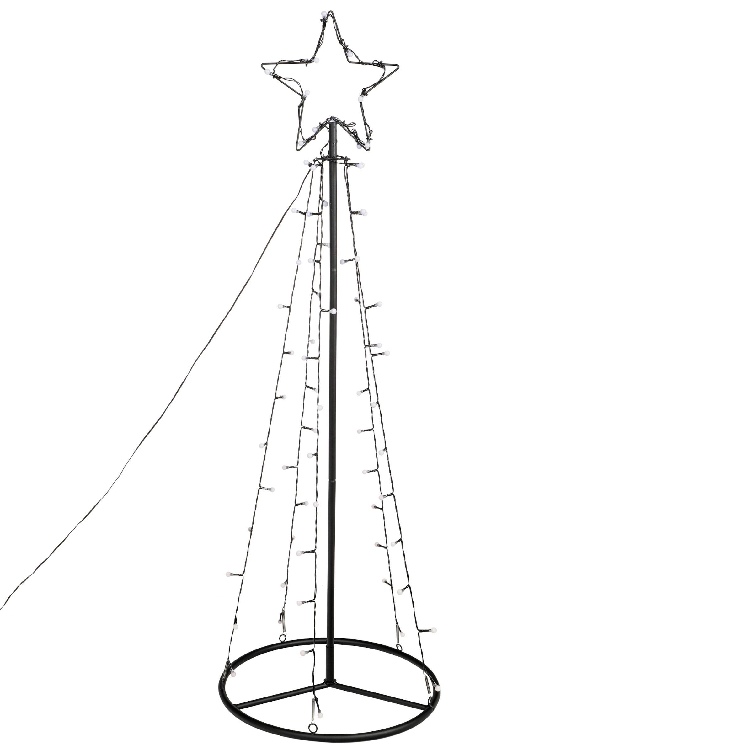 Gravidus Weihnachtsfigur LED Metall Weihnachtsbaum Dekoration