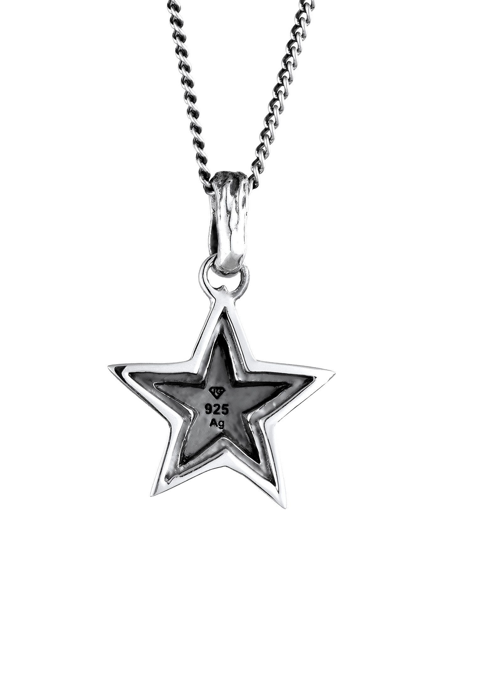 Kuzzoi Kette mit Anhänger Stern Vintage 925 Sterling Silber