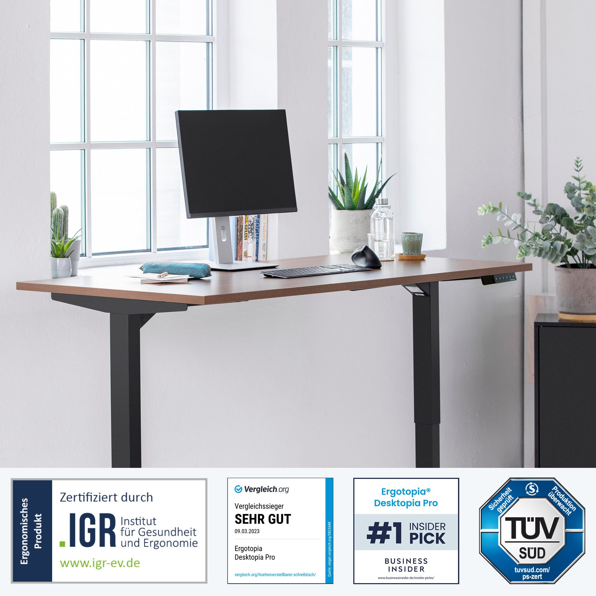 Ergotopia Schreibtisch Desktopia Pro X elektrisch günstig online kaufen