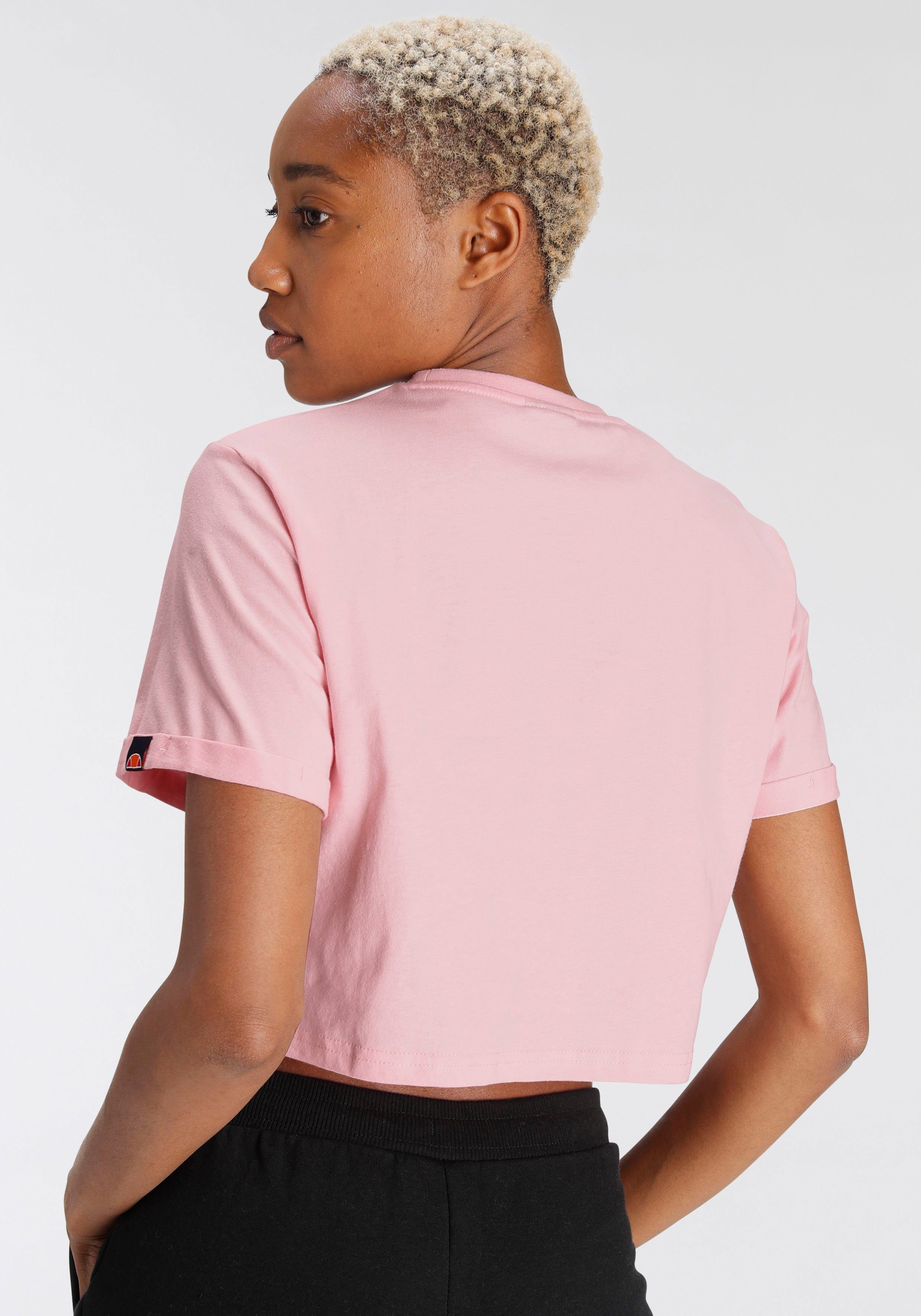 TEE ALBERTA CROPPED Light-Pink T-Shirt Ellesse