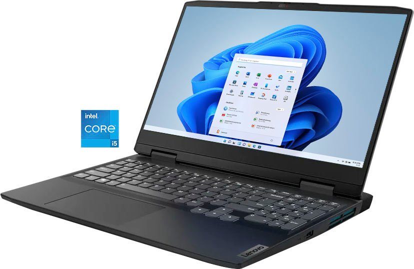 Lenovo IdeaPad Gaming 3 15IAH7 Gaming-Notebook (39,62 cm/15,6 Zoll, Intel Core i5 12500H, GeForce RTX 3060, 1000 GB SSD)