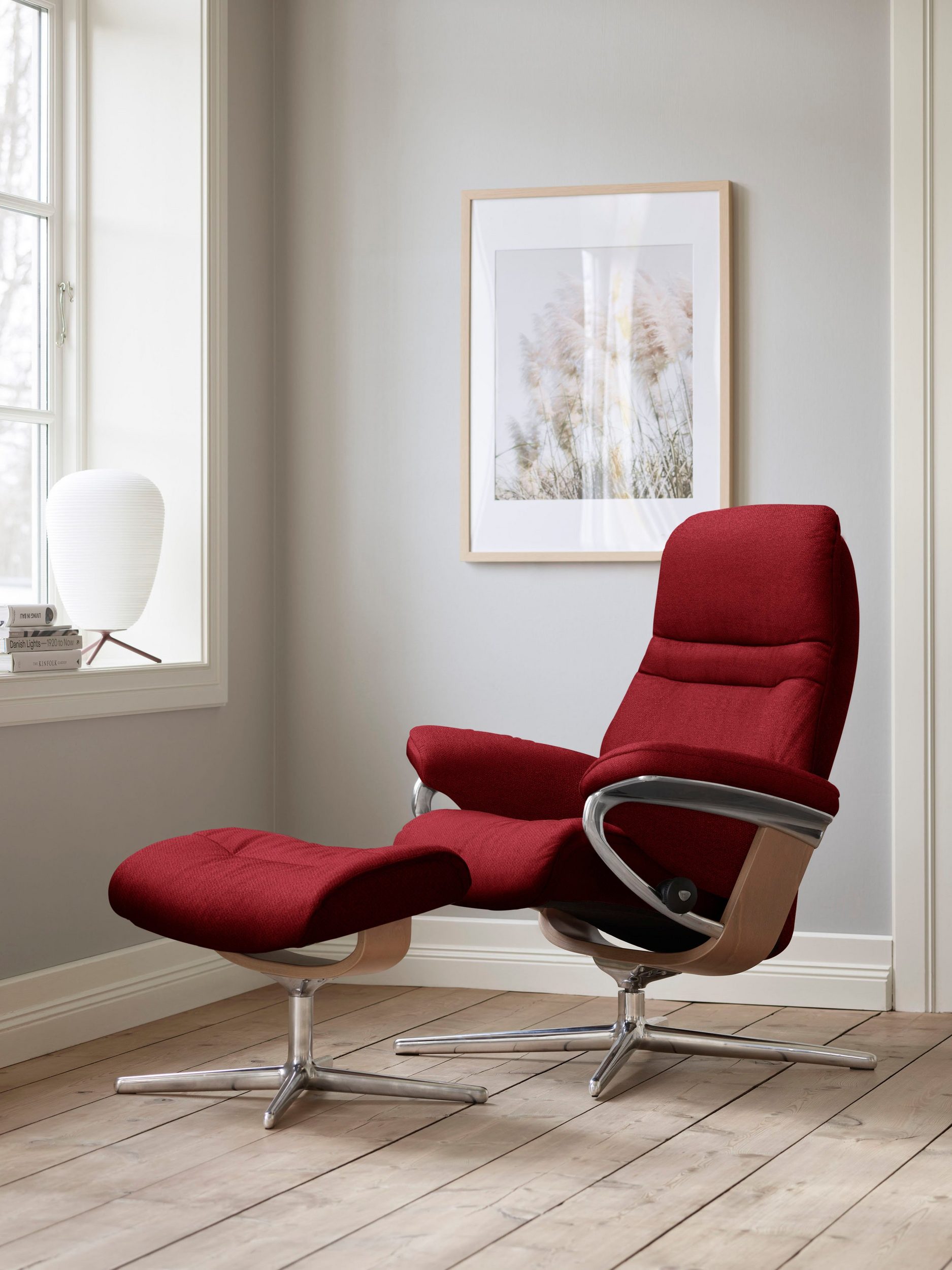 Relaxsessel SUNRISE Red Q2 FARON - Einrichtungsbeispiel