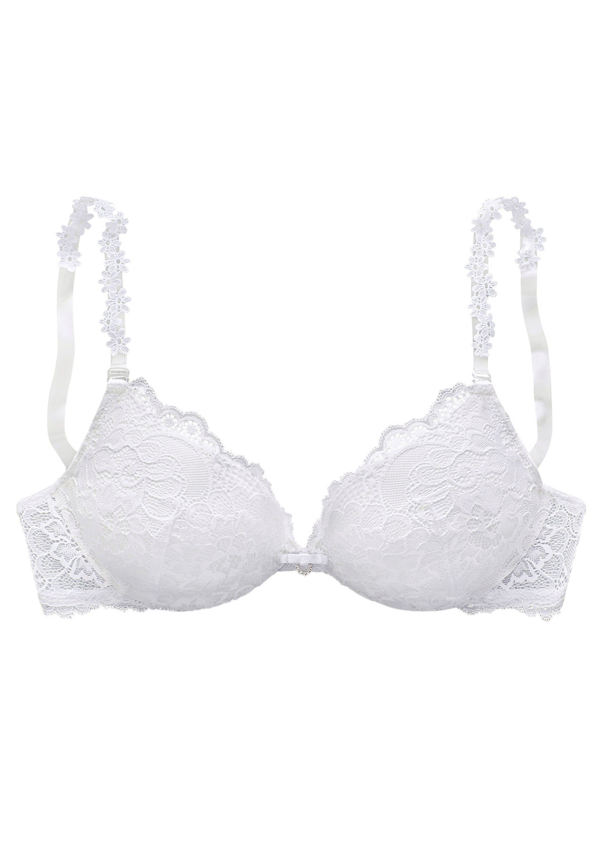 Vivance Push-up-BH mit 3 Trägern (Wechselträger) zum Austauschen, sexy Dessous, Sommer