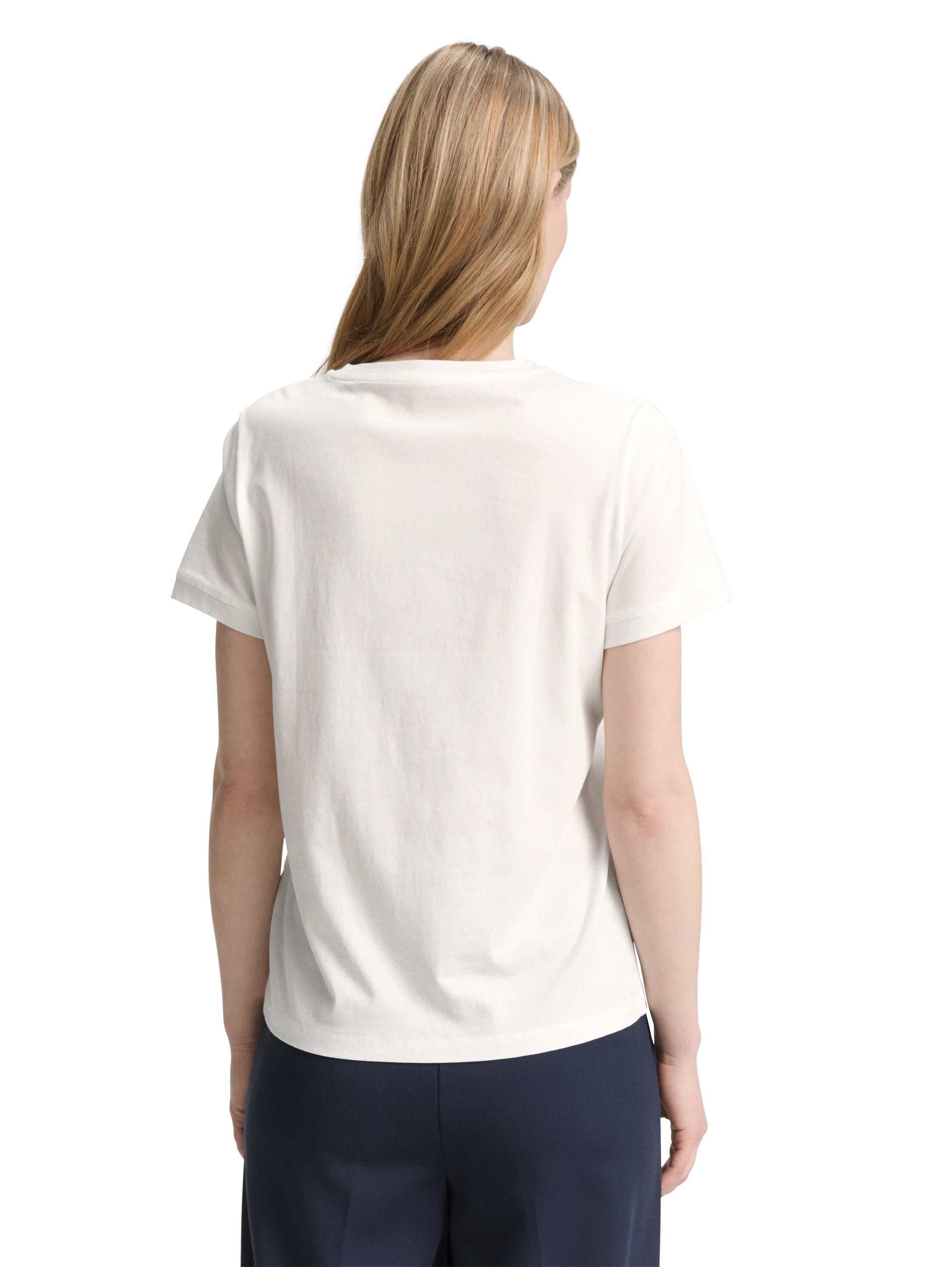 TOM TAILOR T-Shirt (Packung, 2-tlg) mit Logo Schriftzug