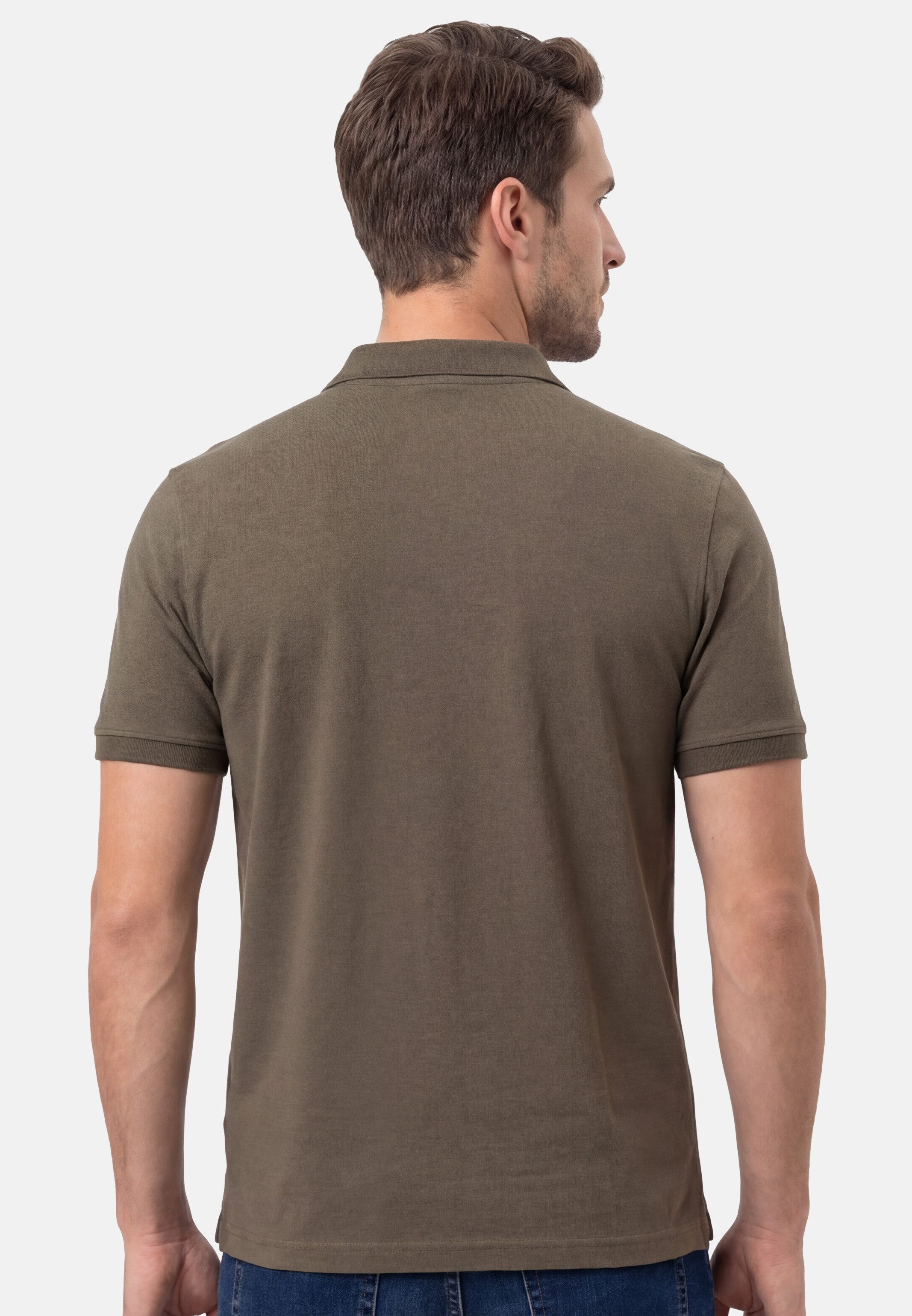 RAGMAN Poloshirt Basic (1-tlg) Poloshirt - Baumwolle - Atmungsaktiv - Klassischer Look