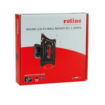 ROLINE LCD/TV-Wandhalterung, 2 Drehpunkte Monitor-Halterung, (10-40 Zoll, bis 20 kg)