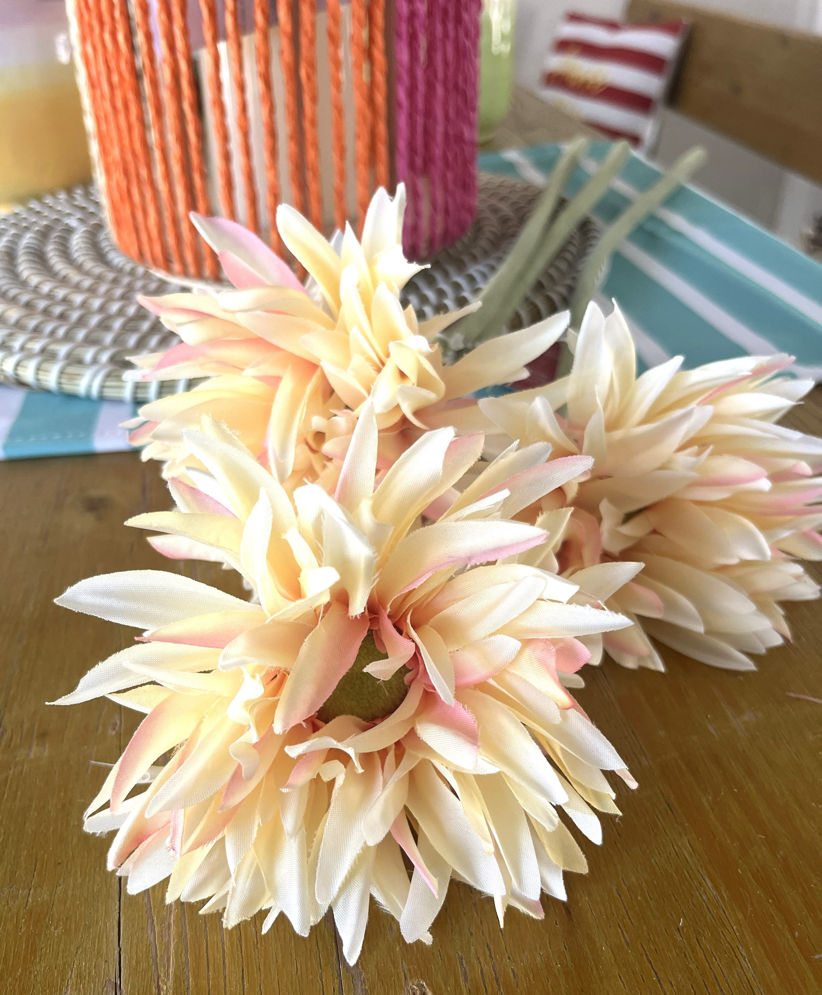 Kunstblume Gerbera - peach - 55 cm, Goods NL