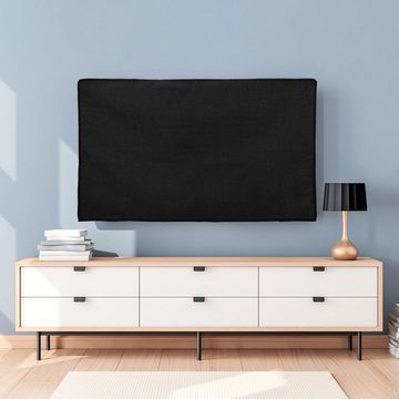 kwmobile Druckerstaubschutzhülle Hülle für 32" TV, Case mit Eckenschutz Fingerring