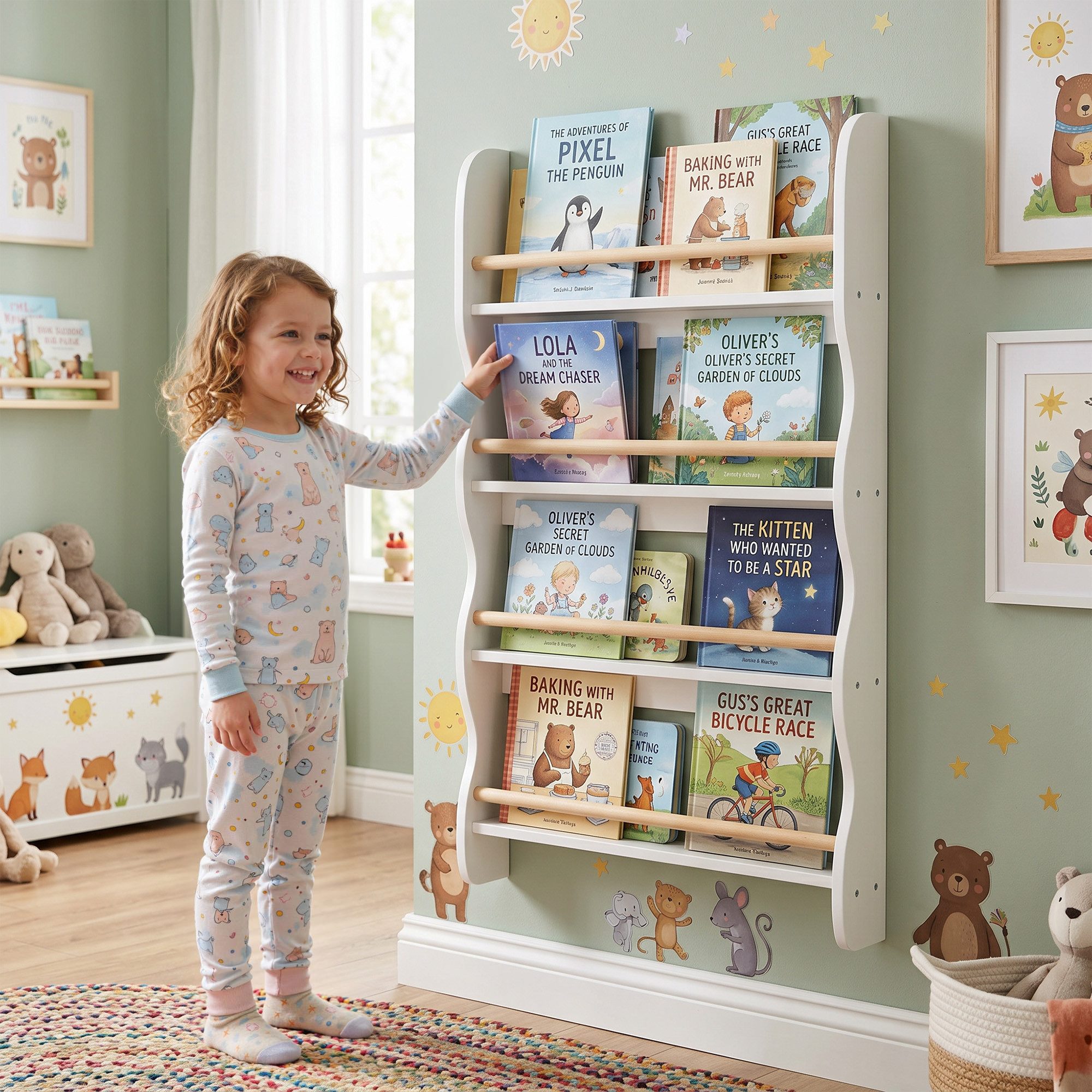 Weiße Holz Kinderregale online kaufen