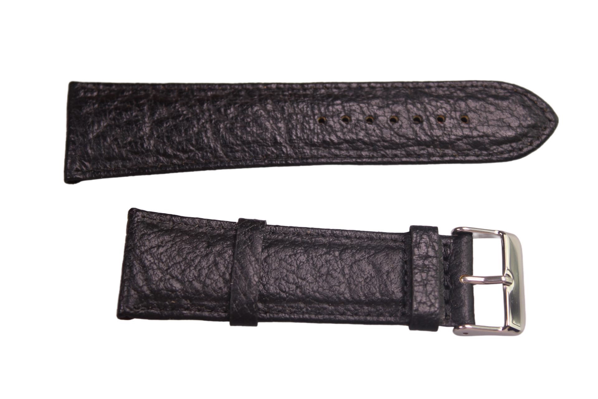 Eichmüller Часыring Часыband Schwarz 27 mm, (2-tlg), Echt Leder