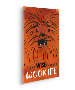 Komar Leinwandbild Keilrahmenbild - Star Wars Don´t Upset Wookiee - Größe 40 x 60 cm, Disney (1 St)