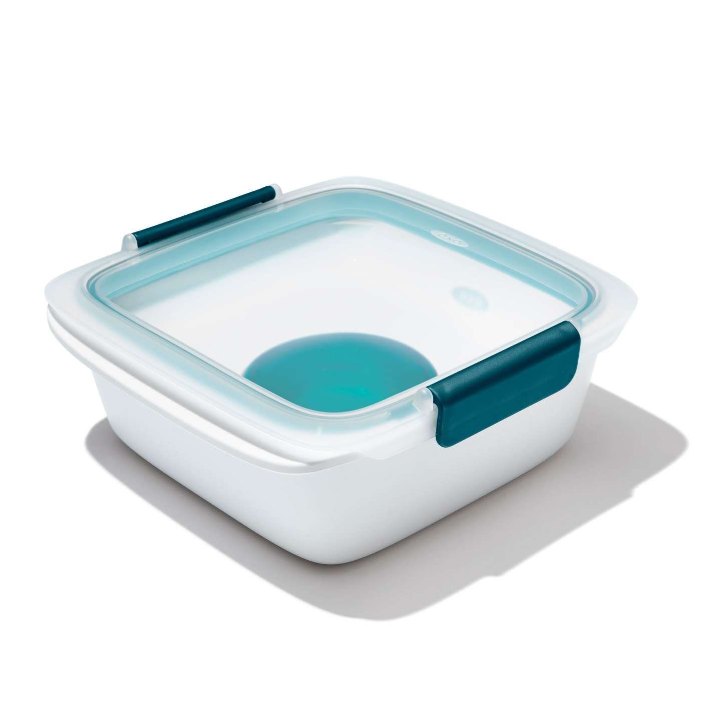 OXO Good Grips Lunchbox Prep & Go-Salatbehälter mit Einlage für Toppings und Sauce, (1-tlg) | Lunchboxen