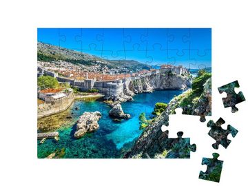 puzzleYOU Puzzle Dubrovnik, Adria, Kroatien, Europa, 48 Puzzleteile, puzzleYOU-Kollektionen Kroatien