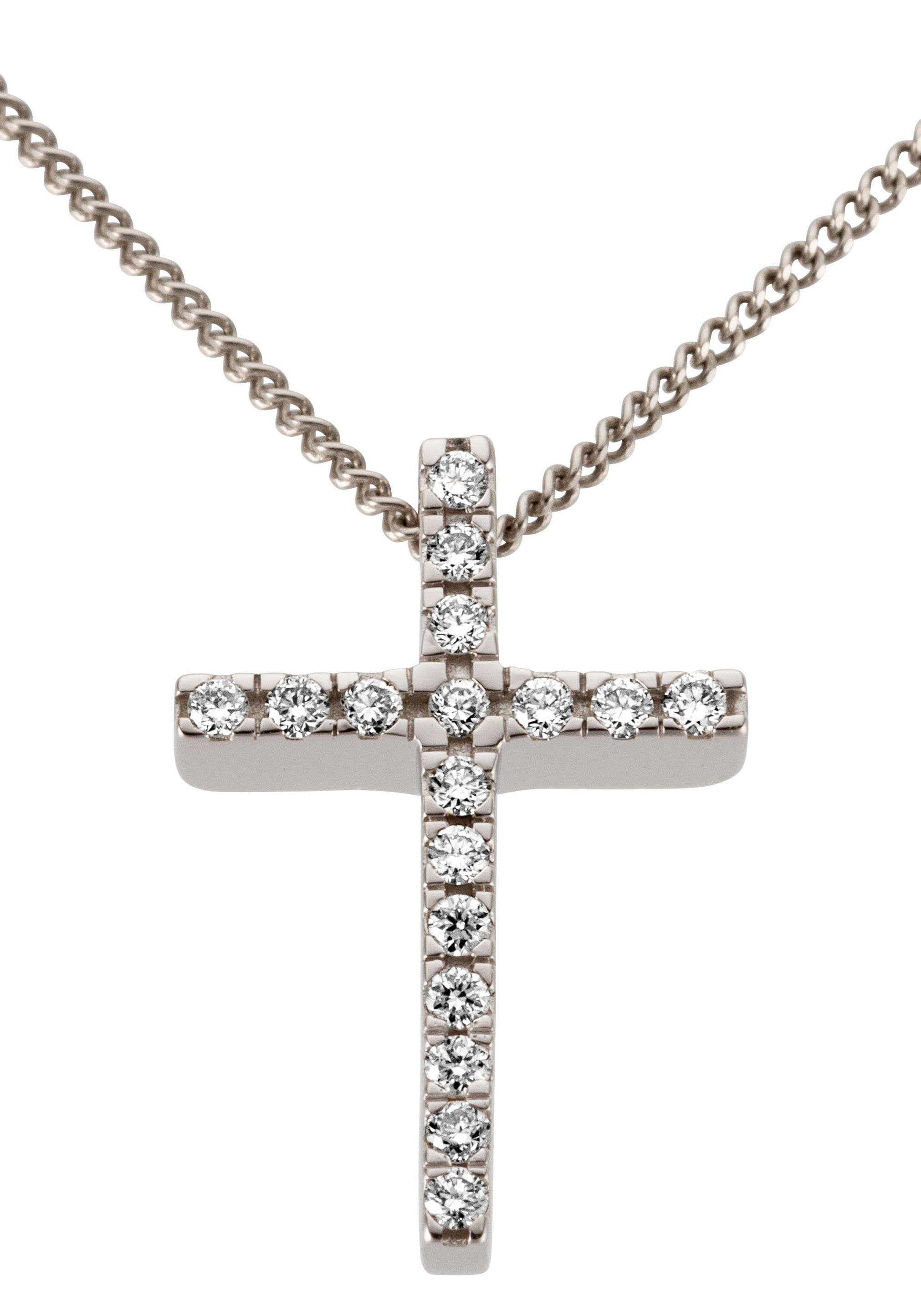 Kettenanhänger Schmuck Geschenk Gold 585 Halsschmuck Anhänger für Halskette Kreuz