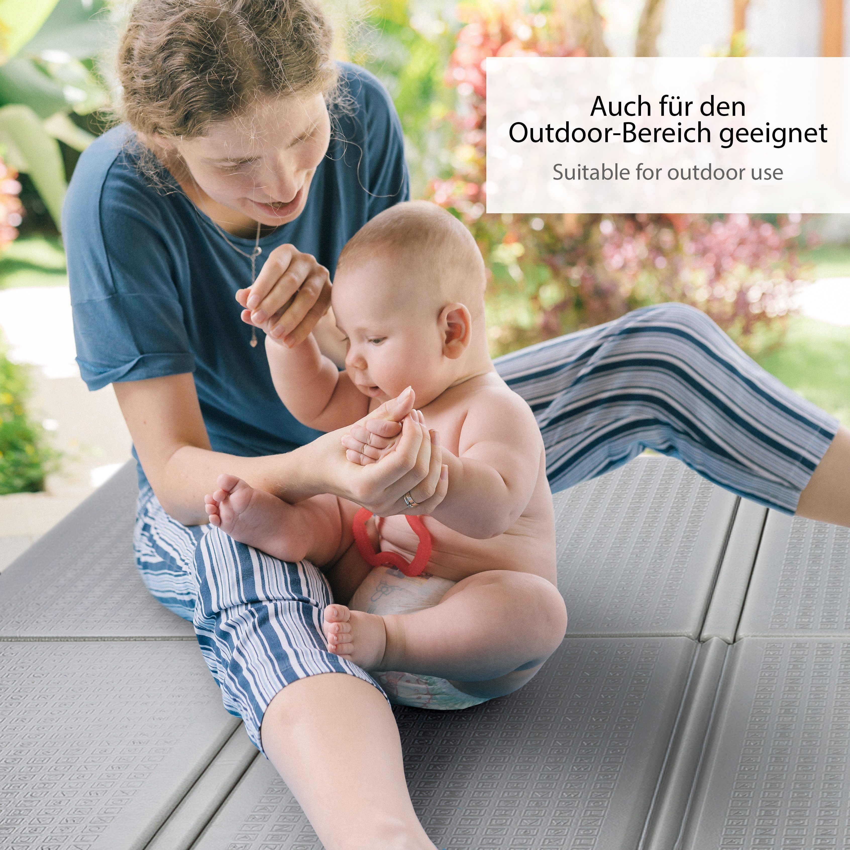 ONVAYA Bodenmatte Spielmatte, Krabbelmatte faltbar, 150x200, 180x200