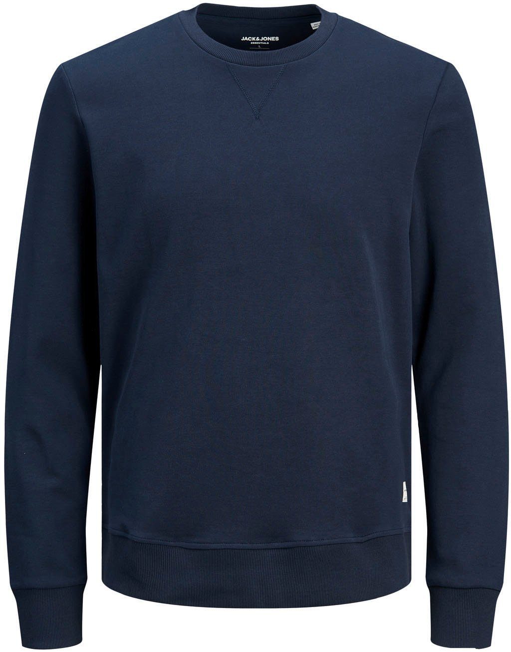 PlusSize SWEAT & BASIC NECK CREW navy Sweatshirt Jones (Packung) Jack