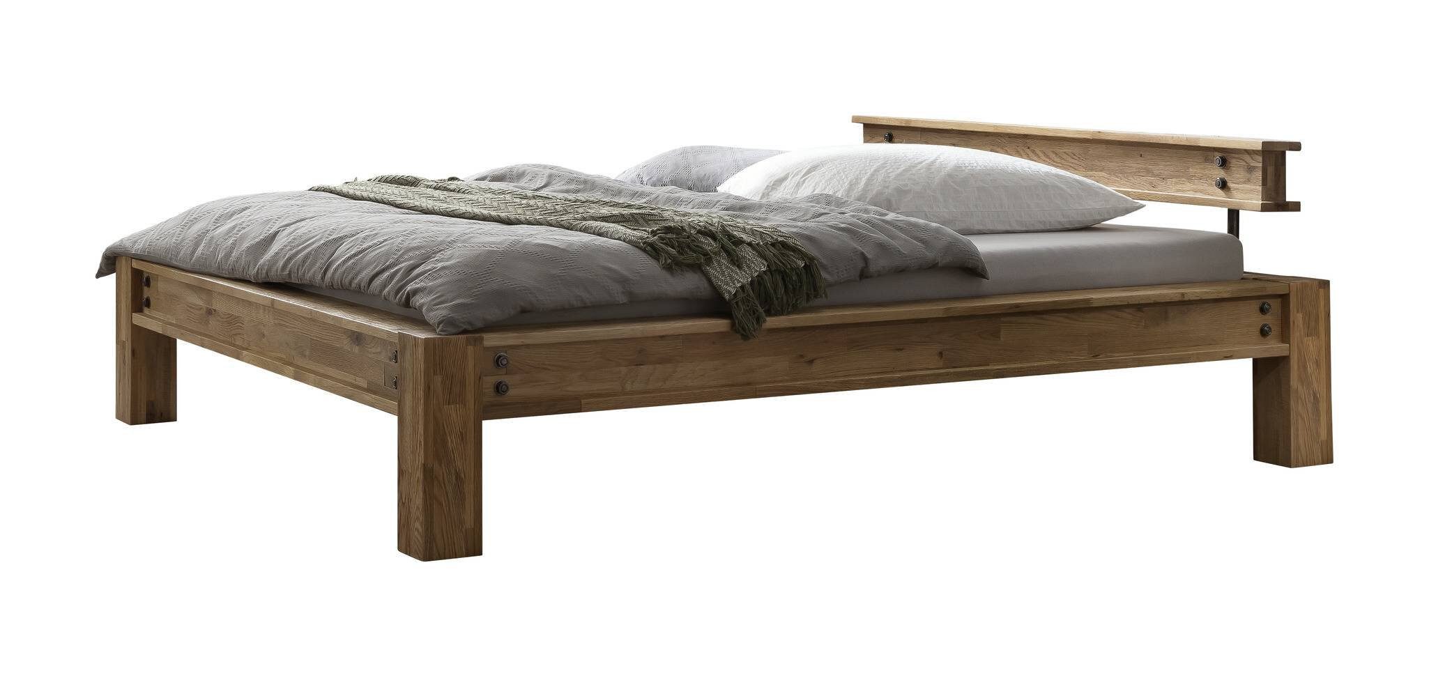 HASENA Bettgestell Hasena San Sebastian Bettgestell Eiche Massivholz geölt