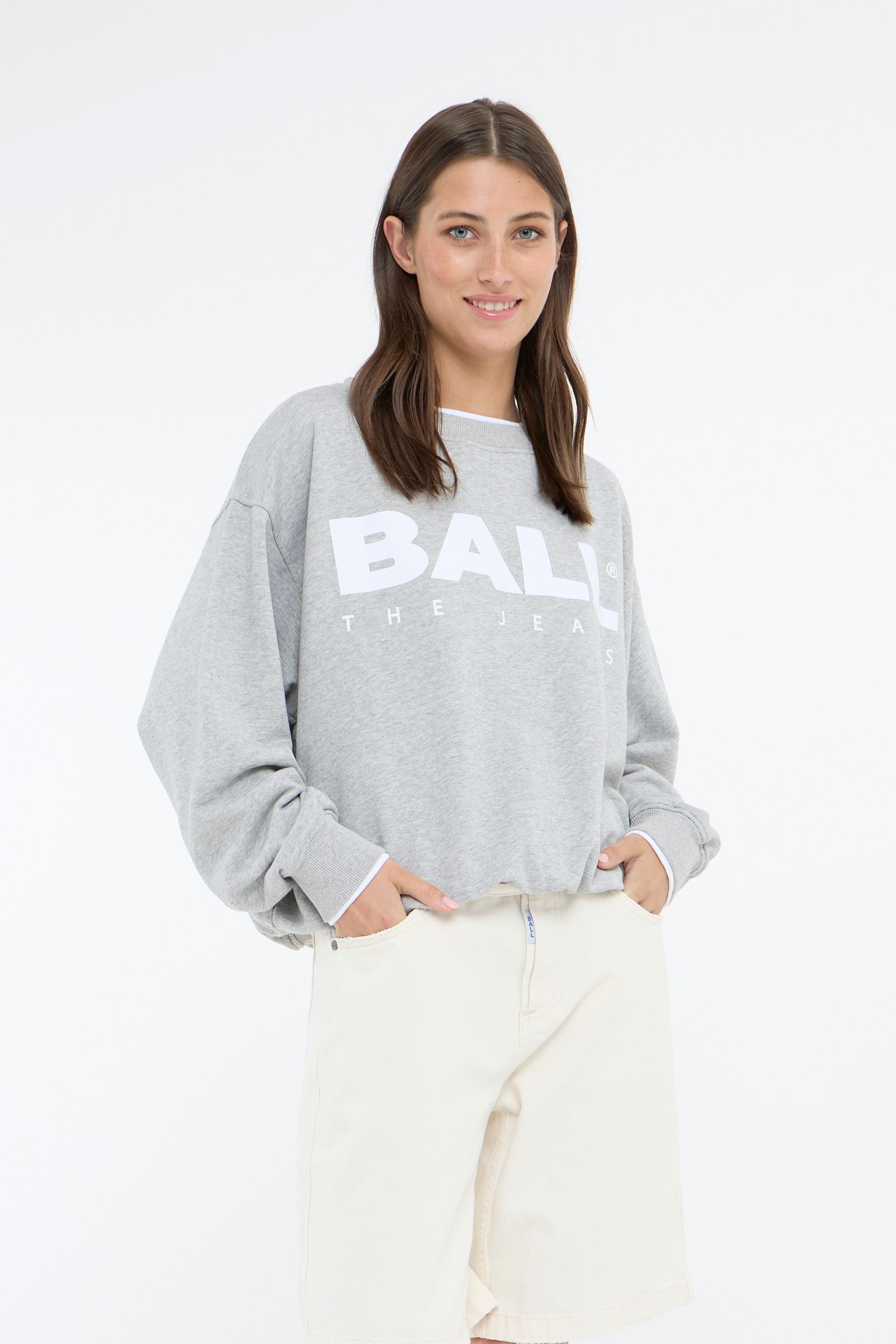 BALL Rundhalspullover BASIMONA SWEAT lässiges Sweatshirt günstig online kaufen