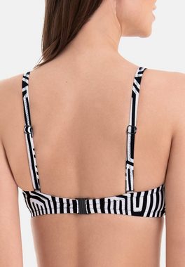 Rosa Faia Bügel-Bikini-Top Shining Lines (1-St), Bikini-Top - Schnelltrocknend - Auch in Bandeau-Form tragbar