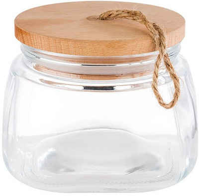 APS Vorratsglas, Glas, (1-tlg), vielseitig einsetzbar für Kekse, Zucker, Mehl, Müsli usw.