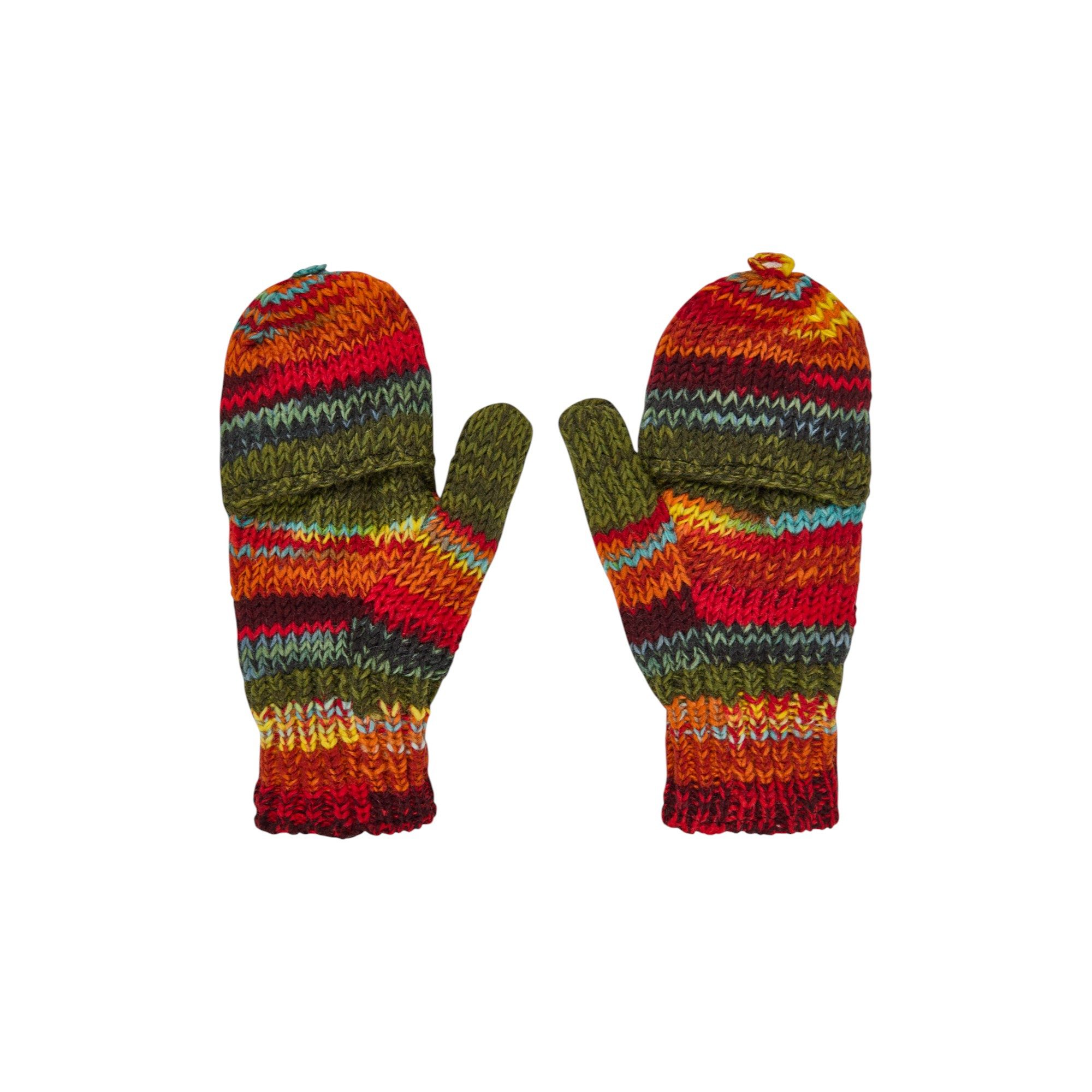 THC Natural Line Strickhandschuhe THC Klapphandschuhe 616 bunt (1 Paar, 1-S günstig online kaufen