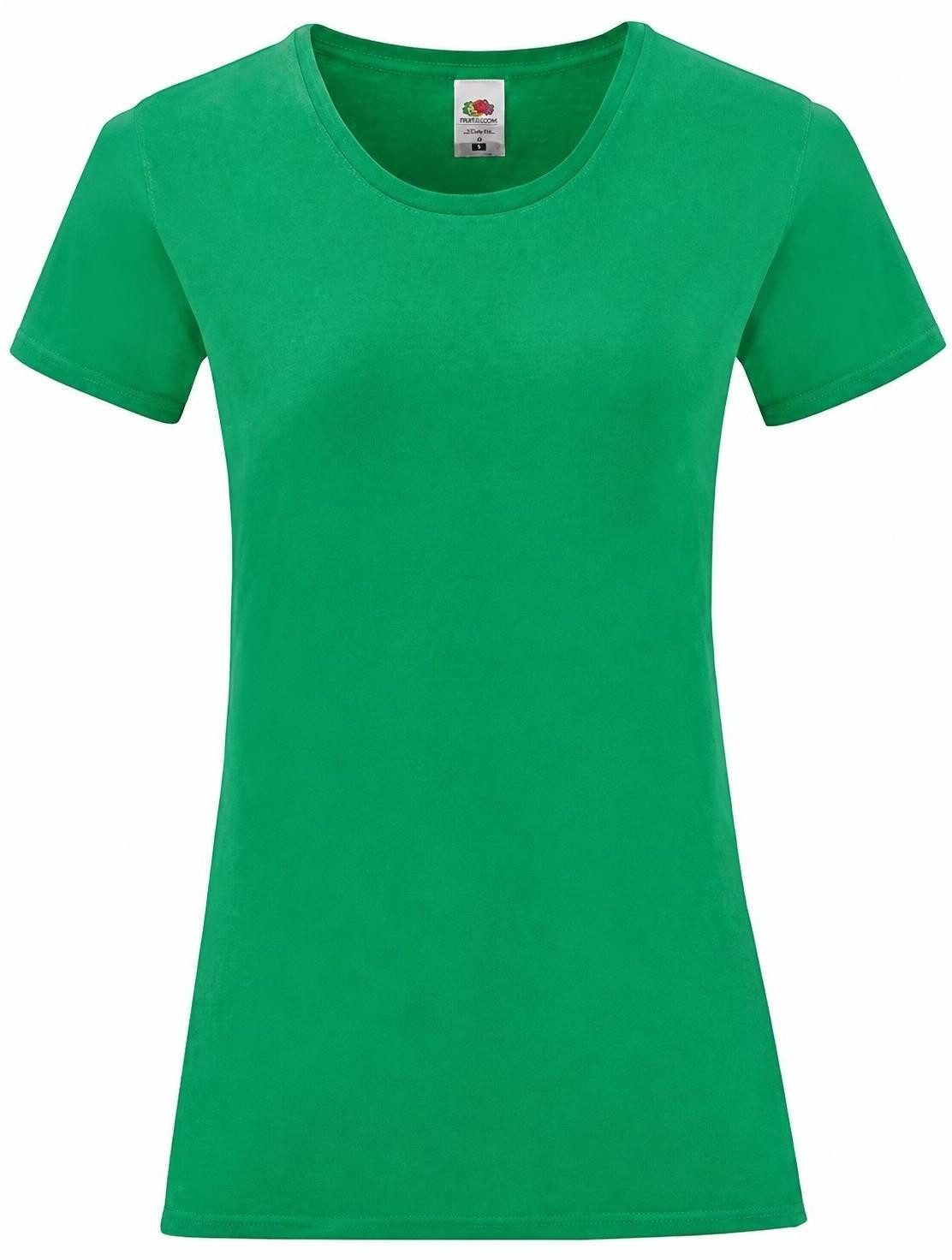 Fruit of the Loom Rundhalsshirt Damen Iconic T, 100% gekämmte, ringgesponnene Baumwolle
