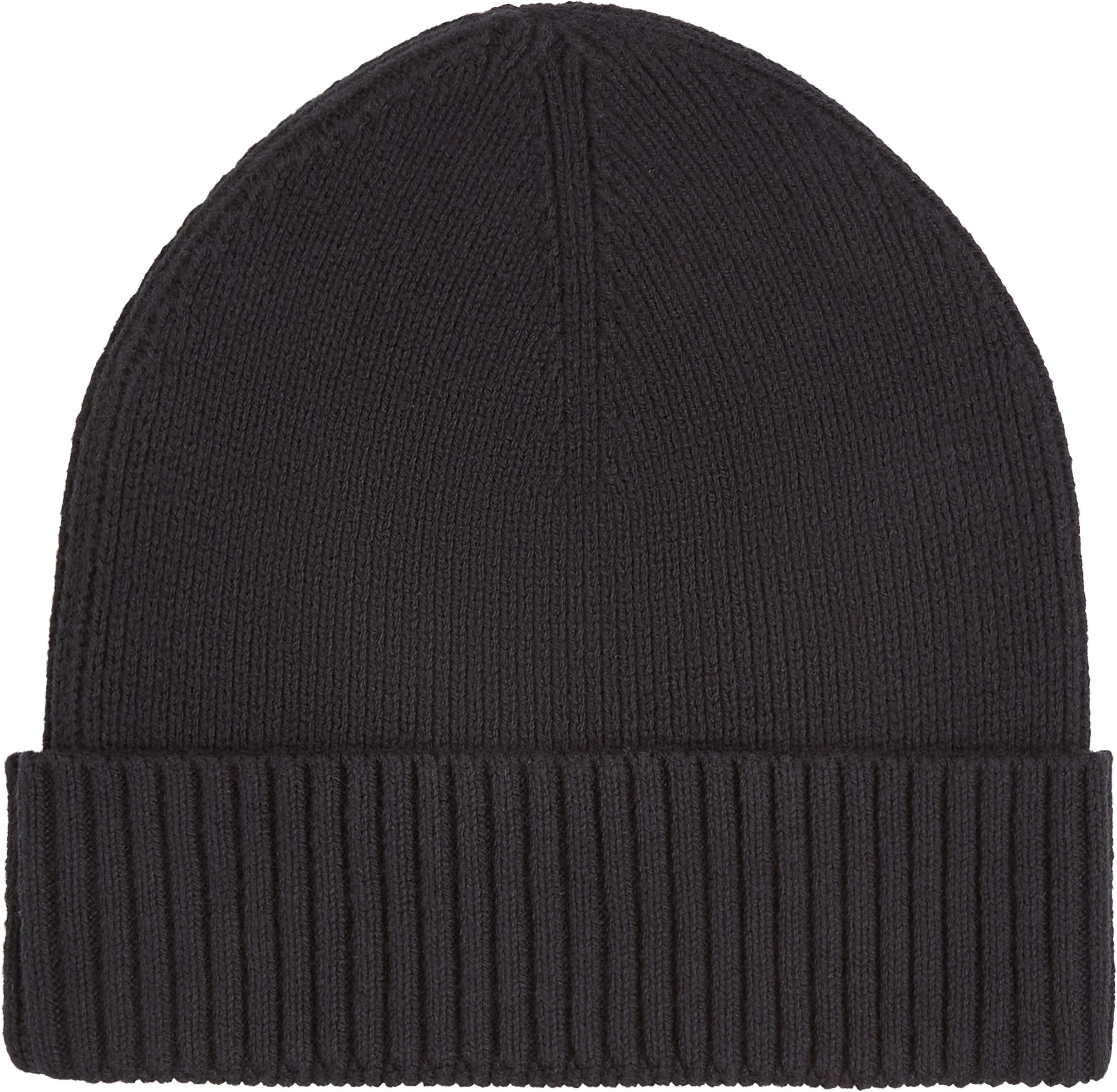Tommy Hilfiger Strickmütze TH FLAG PIMA COTTON BEANIE Beanie mit Logostickerei, mit Kaschmiranteil Unisex – Bild 3 von 5
