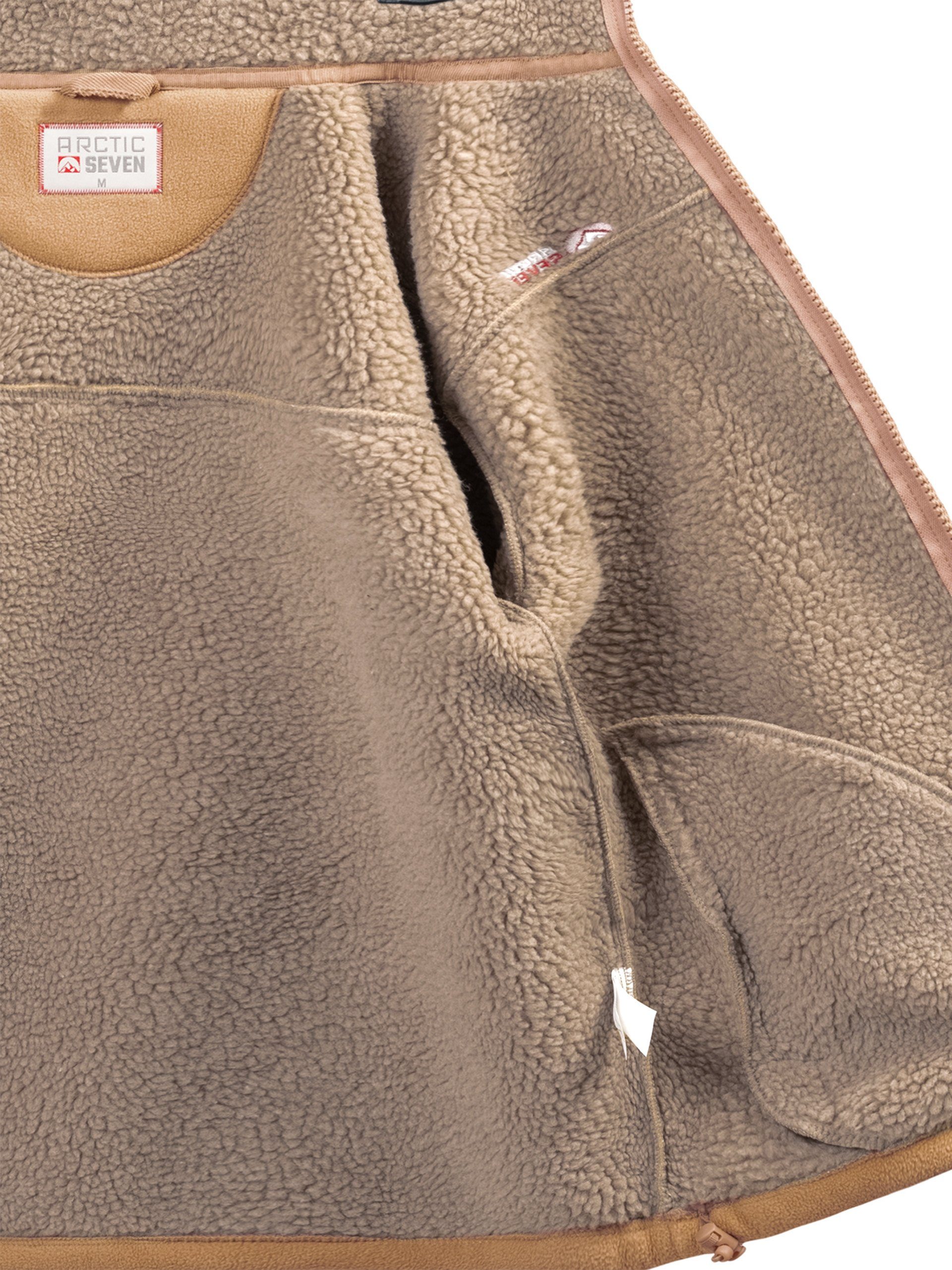Arctic Seven Fleecejacke ASZeroo mit hoch schließendem Stehkragen – Bild 5 von 5