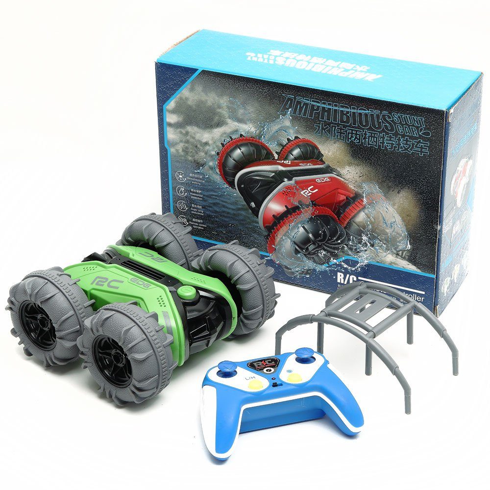 HUSKSWARE Spielzeug-Auto, (Amphibien-Stuntauto, Handgriff-Fernbedienung + Gesten-Fernbedienung), 360 Grad Drehung auf der Stelle,Kindertagsgeschenk