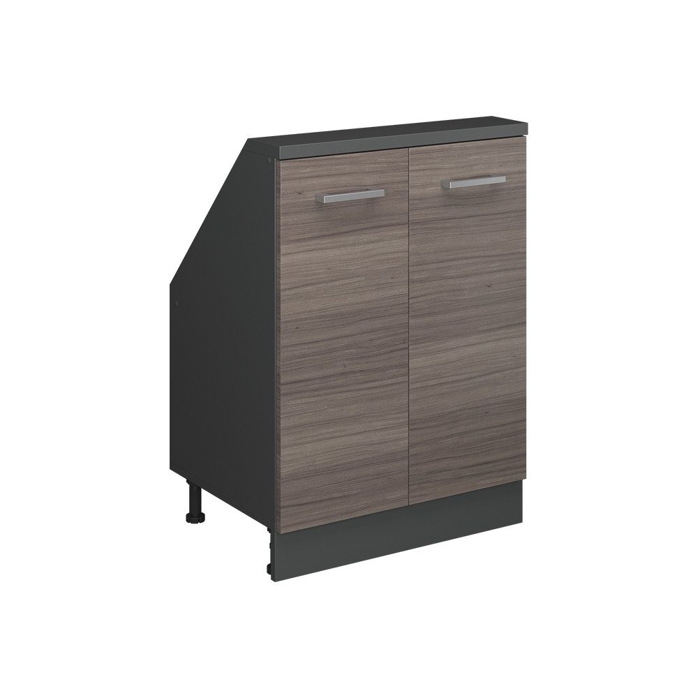 Vicco Unterschrank R-Line, Edelgrau/Anthrazit, 60 cm günstig online kaufen