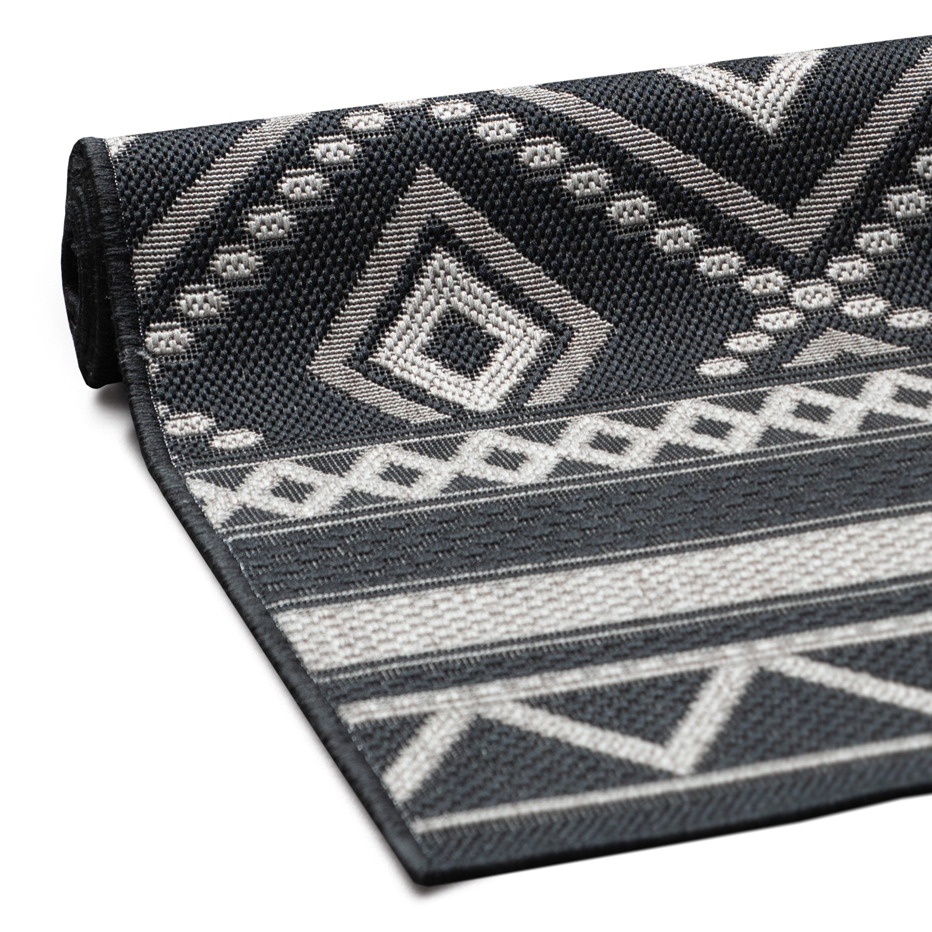 OTTO home Teppich Toronto auch als Läufer erhältlich, rechteckig, Höhe: 3 mm, In- und Outdoor geeignet, Sisal-Optik, Wetterfest & UV-beständig, Boho
