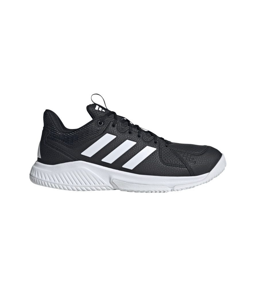 adidas Performance Hallen-Indoorschuhe Court Flight schwarz/weiss Herren Badmintonschuh – Bild 2 von 5