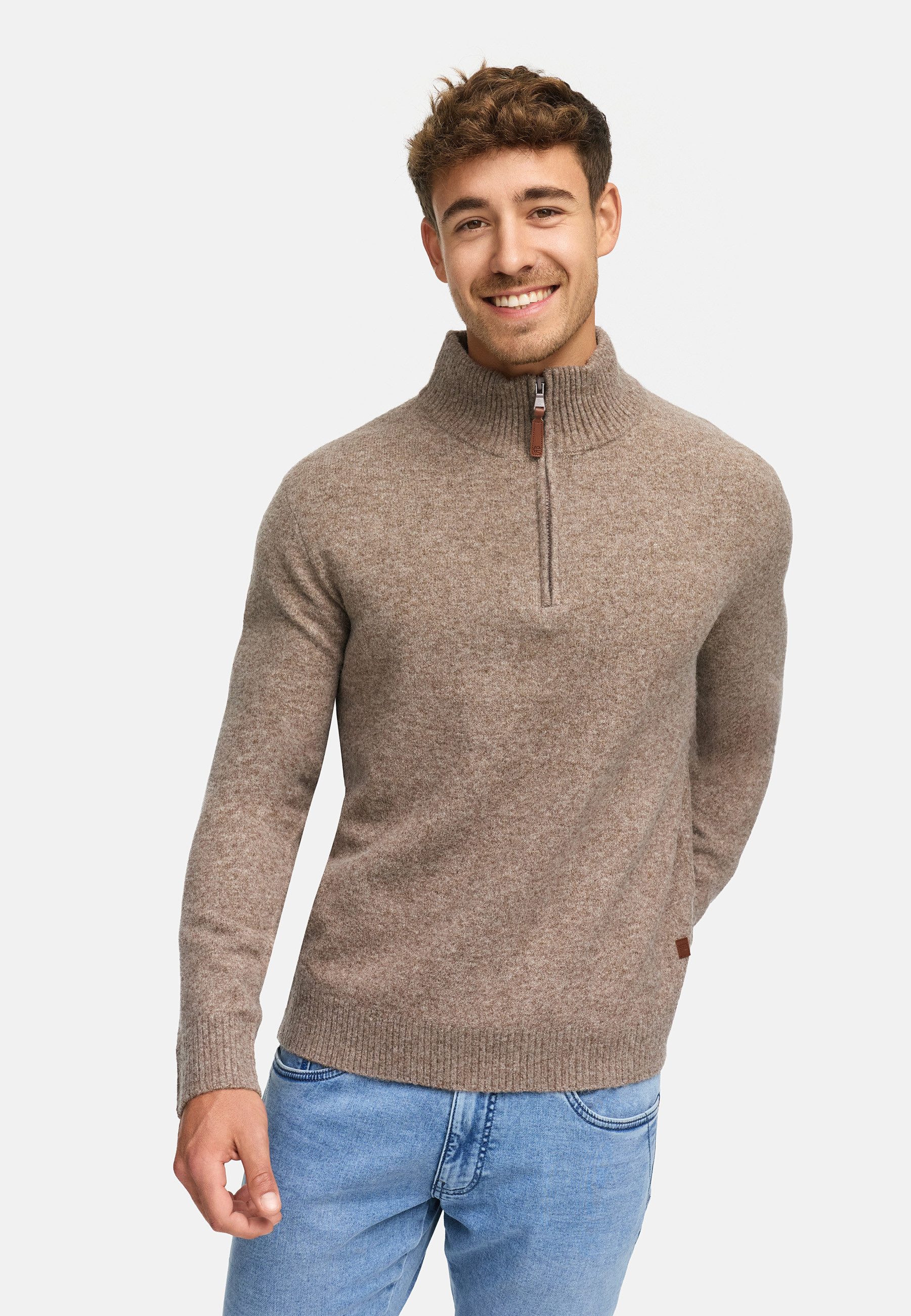 Strickpullover Herren INTrax Half Pullover Herrenpullover