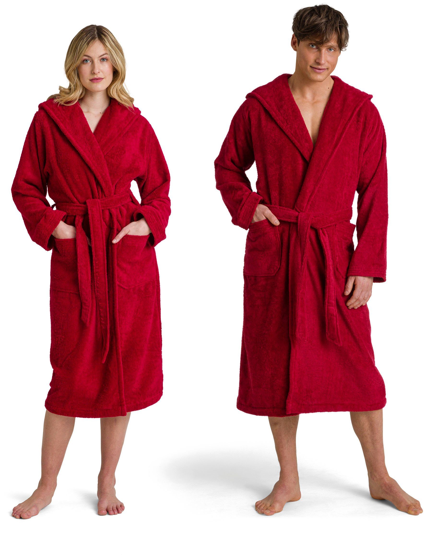 Möve Unisex-Bademantel Superwuschel Kapuze, ideal für Sauna & Spa, Hotelbad günstig online kaufen