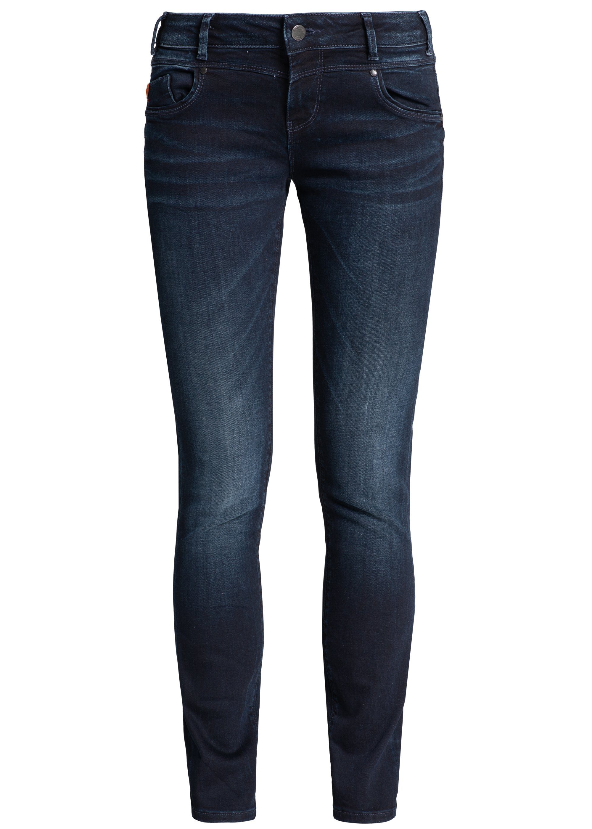 Miracle of Denim Elegant mit Rea Elastan Blue Regular-fit-Jeans