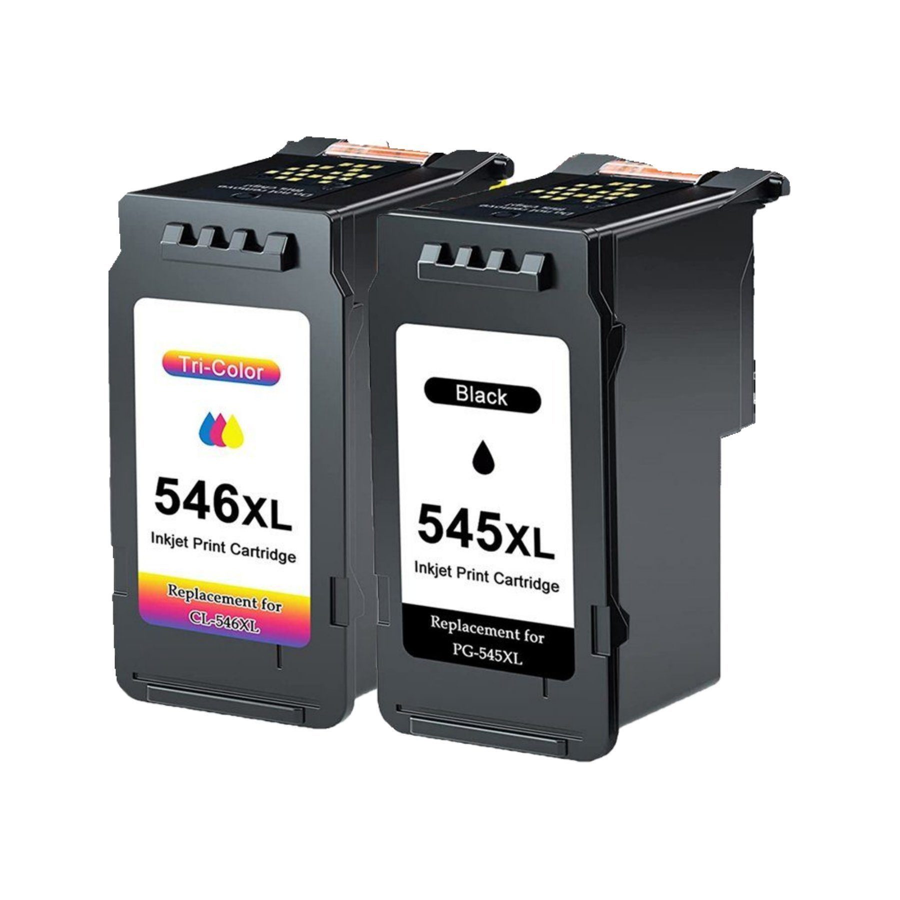 Toner Kingdom 2x PG-545XL für CANON 545 546 XL Druckerpatrone Tintenpatrone (Pixma iP2800, iP2850, iP2840, iP2855, TS205, TS305, TS3150, TS3151, TR4550, TR4551, MG2400, MG2450, MG2455, MG2500, MG2550)