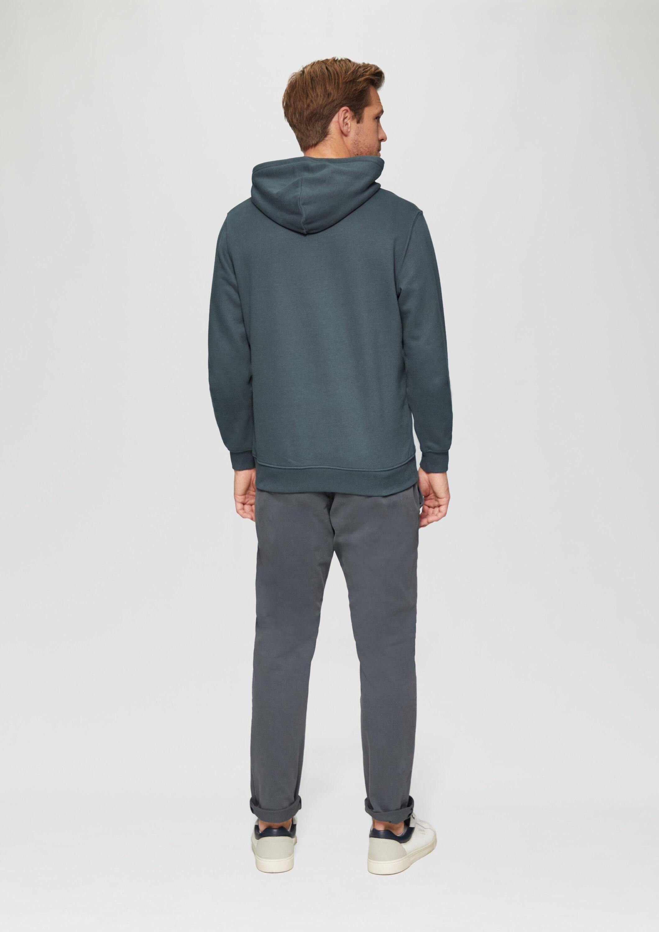 s.Oliver Sweatshirt Sweatshirt Hoodie mit Logo-Print