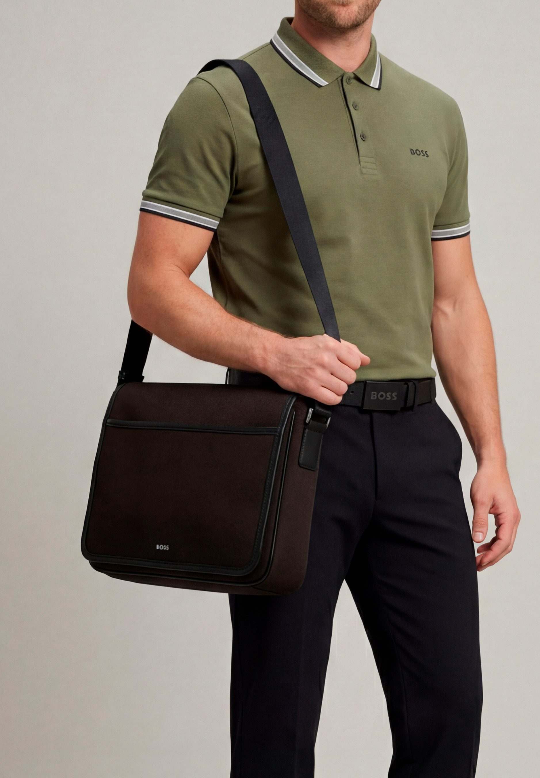 BOSS Messenger Bag, Businesstasche, Messenger Bag für Büro und Freizeit