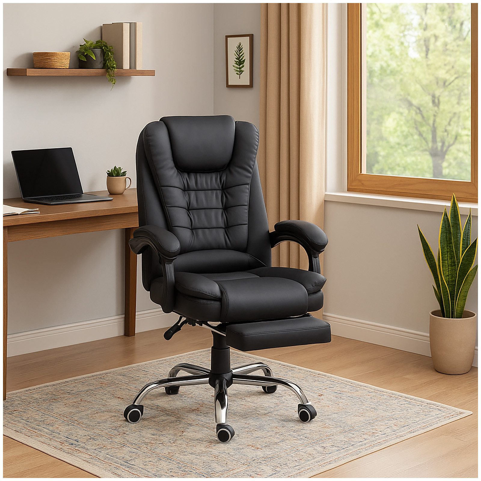 HTI-Living Chefsessel Chefsessel mit Massagefunktion und Fußablage (Stück, günstig online kaufen