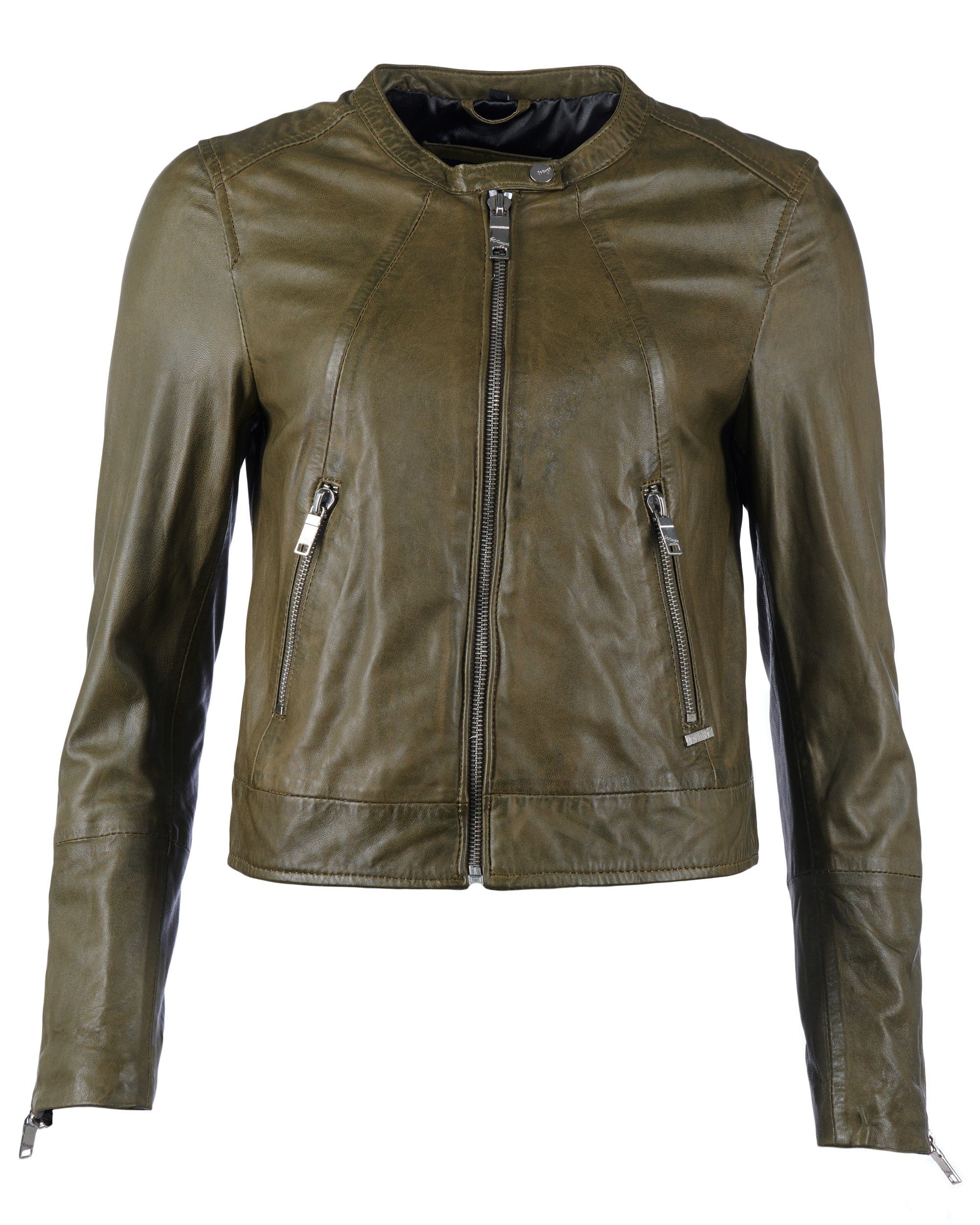 Maze Lederjacke Grenada night forest