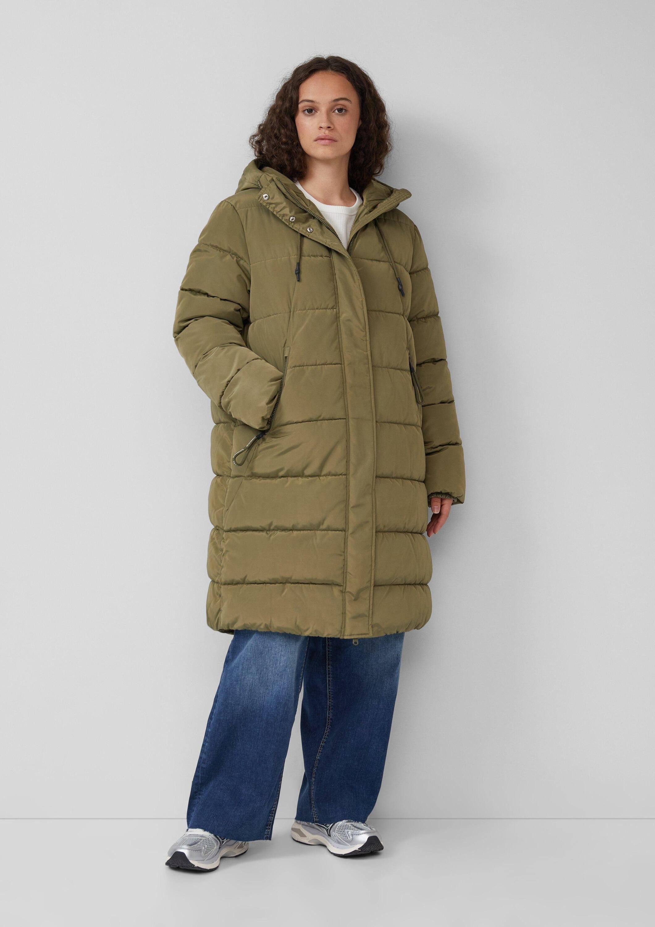 QS Wintermantel Outdoor-Mantel Wattierter Steppmantel mit günstig online kaufen